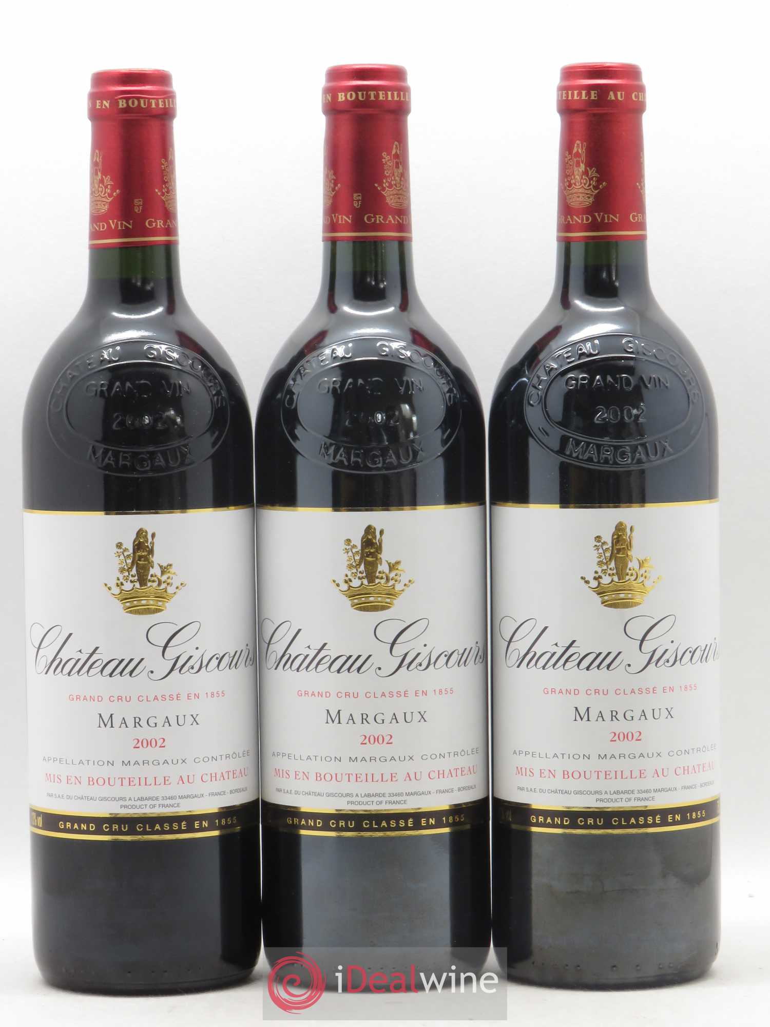 Château Giscours 3ème Grand Cru Classé 2002 - Lot de 6 bouteilles - 1