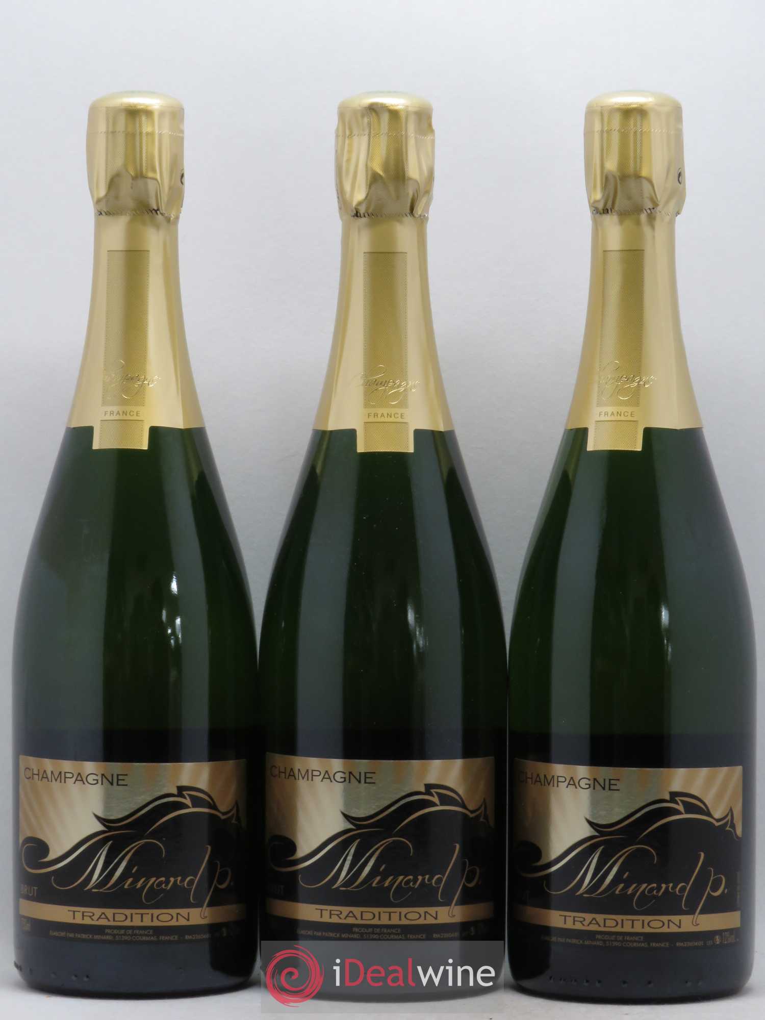 Champagne Brut Tradition Patrick Minard (sans prix de réserve) - Posten von 6 Flaschen - 1