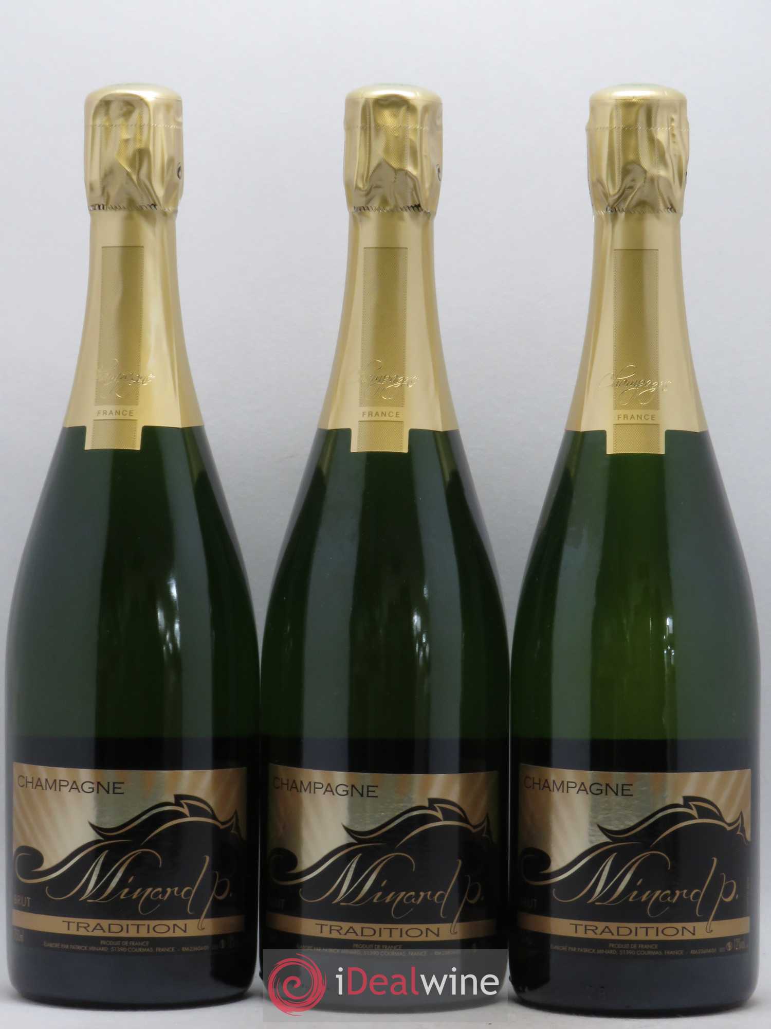 Champagne Brut Tradition Patrick Minard (sans prix de réserve) - Posten von 6 Flaschen - 2