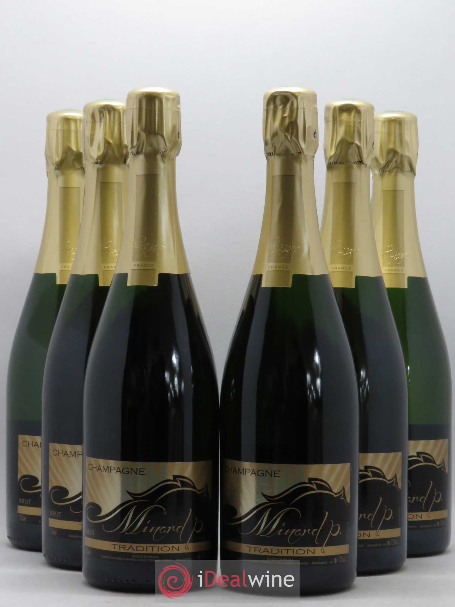 Champagne Brut Tradition Patrick Minard (sans prix de réserve) - Posten von 6 Flaschen - 0