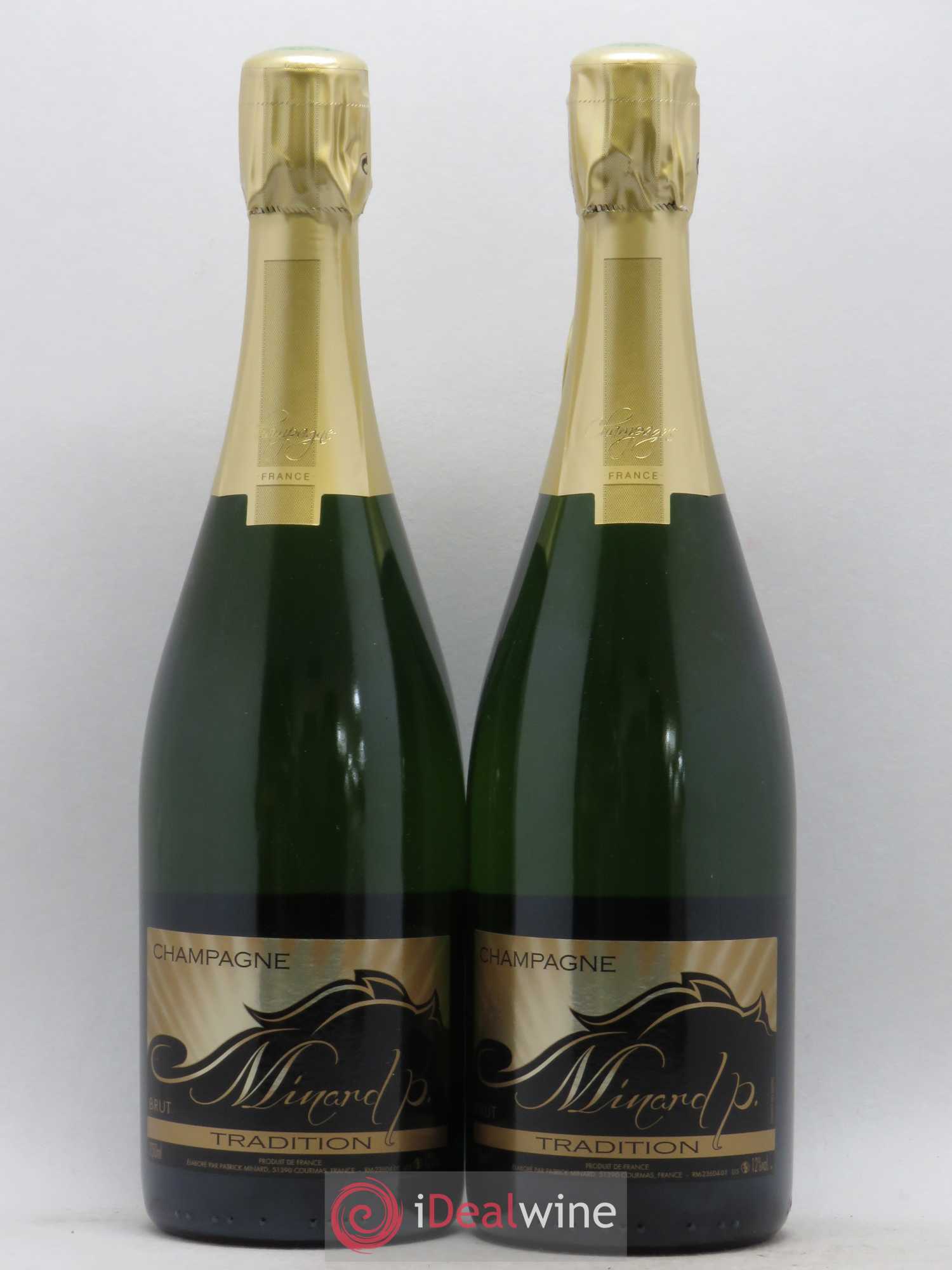 Champagne Brut Tradition Patrick Minard - Posten von 2 Flaschen - 0