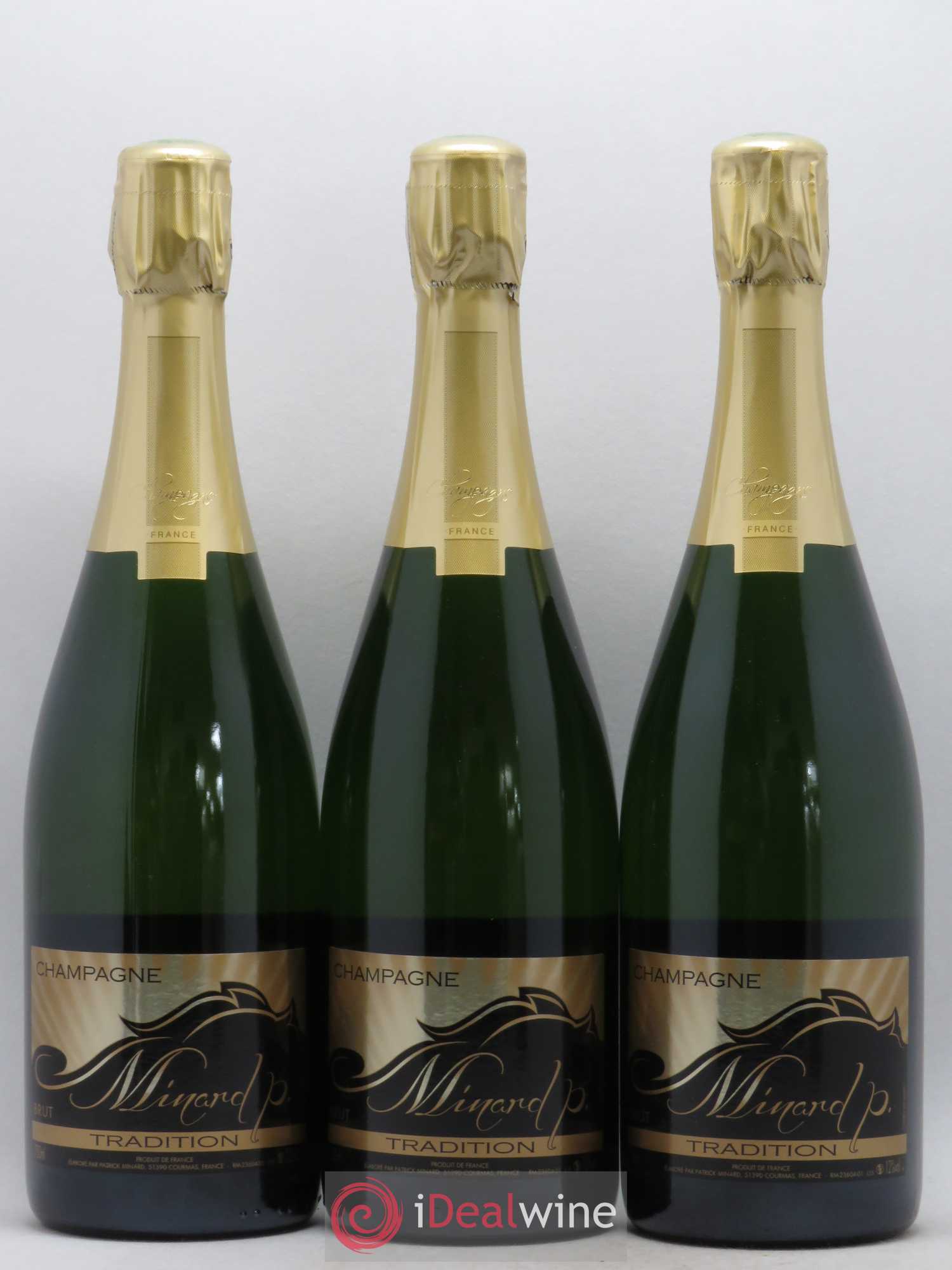 Champagne Brut Tradition Patrick Minard (sans prix de réserve) - Lot de 6 bouteilles - 2