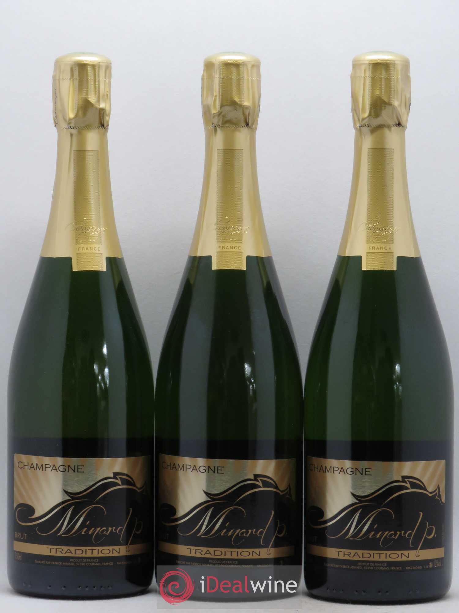 Champagne Brut Tradition Patrick Minard (sans prix de réserve) - Posten von 6 Flaschen - 1