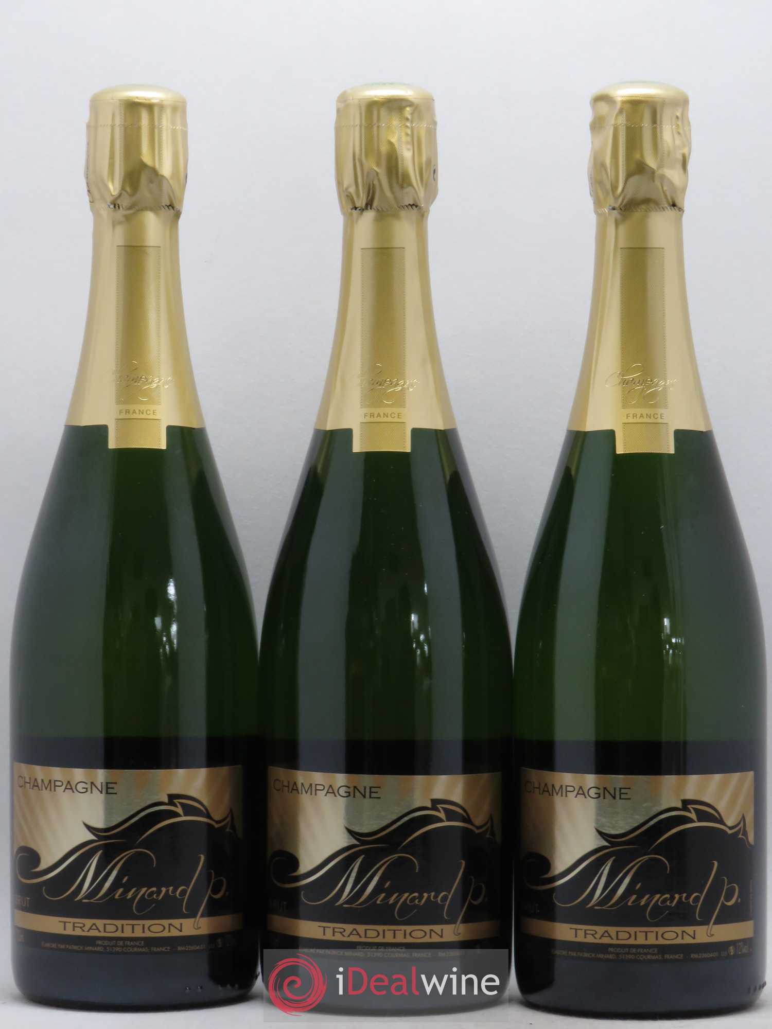 Champagne Brut Tradition Patrick Minard (sans prix de réserve) - Posten von 6 Flaschen - 2