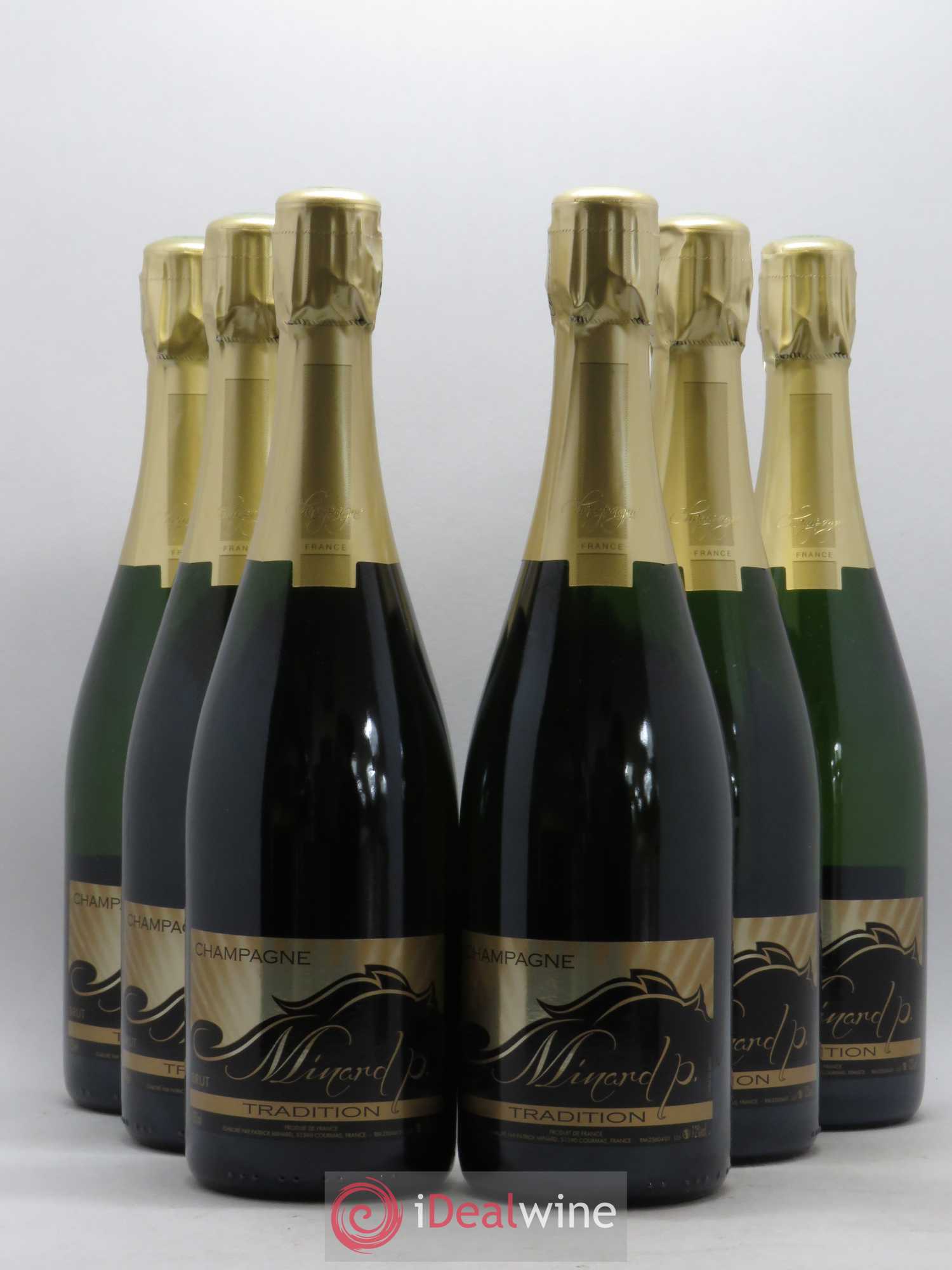 Champagne Brut Tradition Patrick Minard (sans prix de réserve) - Posten von 6 Flaschen - 0