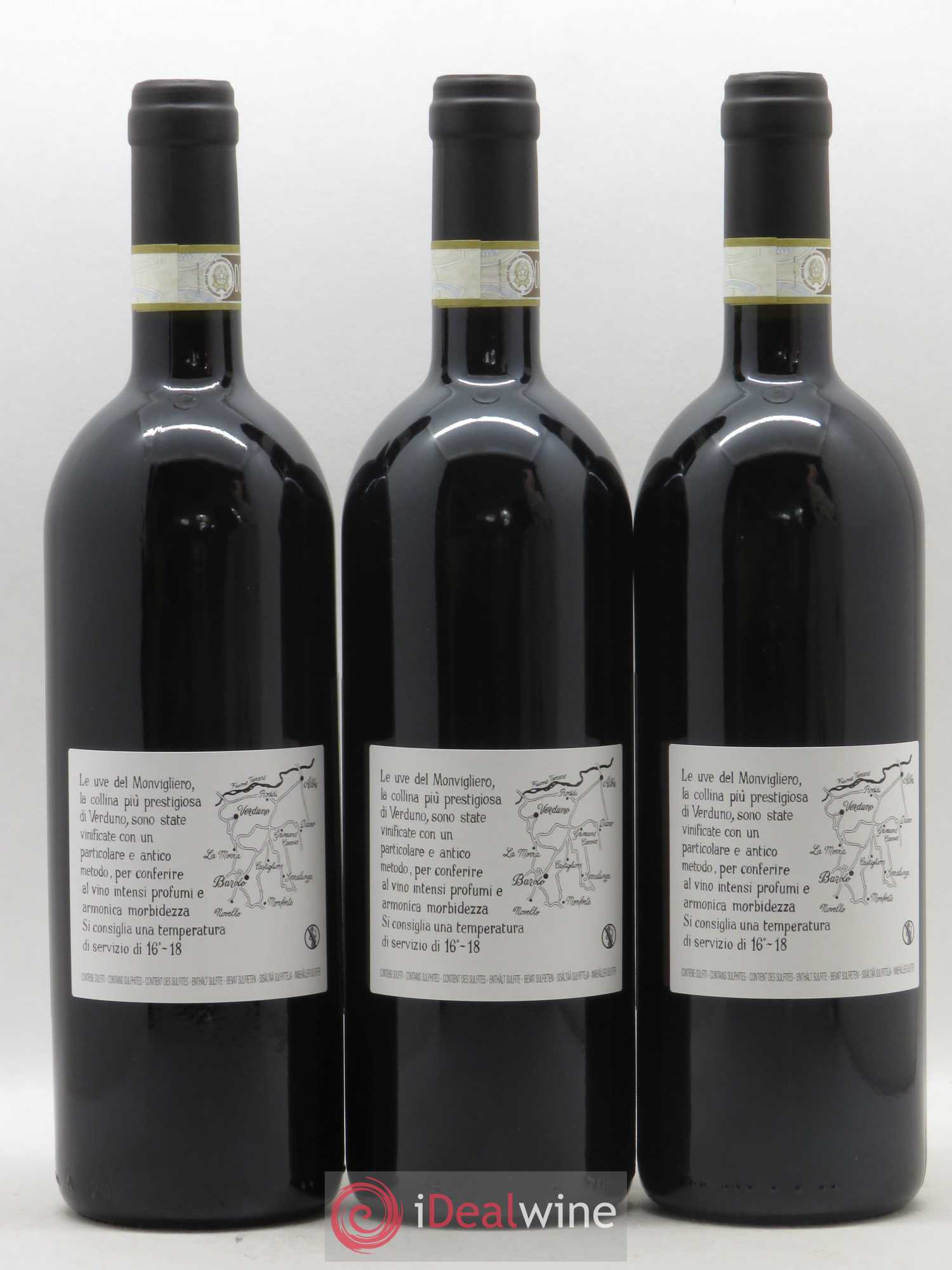 Barolo DOCG Monvigliero Comm. Giovan Battista Burlotto 2016 - Lot de 3 bouteilles - 1