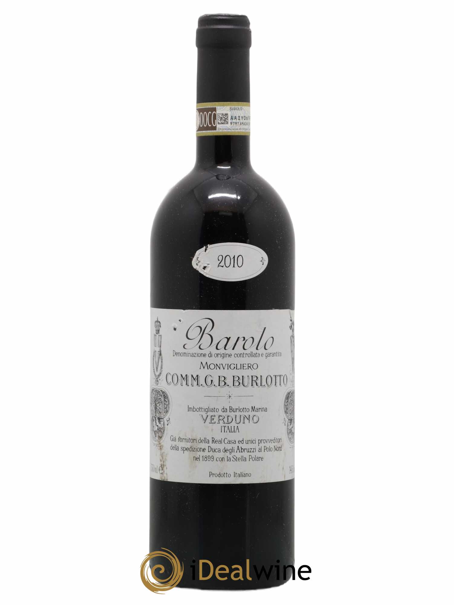 Barolo DOCG Monvigliero Comm. Giovan Battista Burlotto 2010 - Lot de 1 bouteille - 0