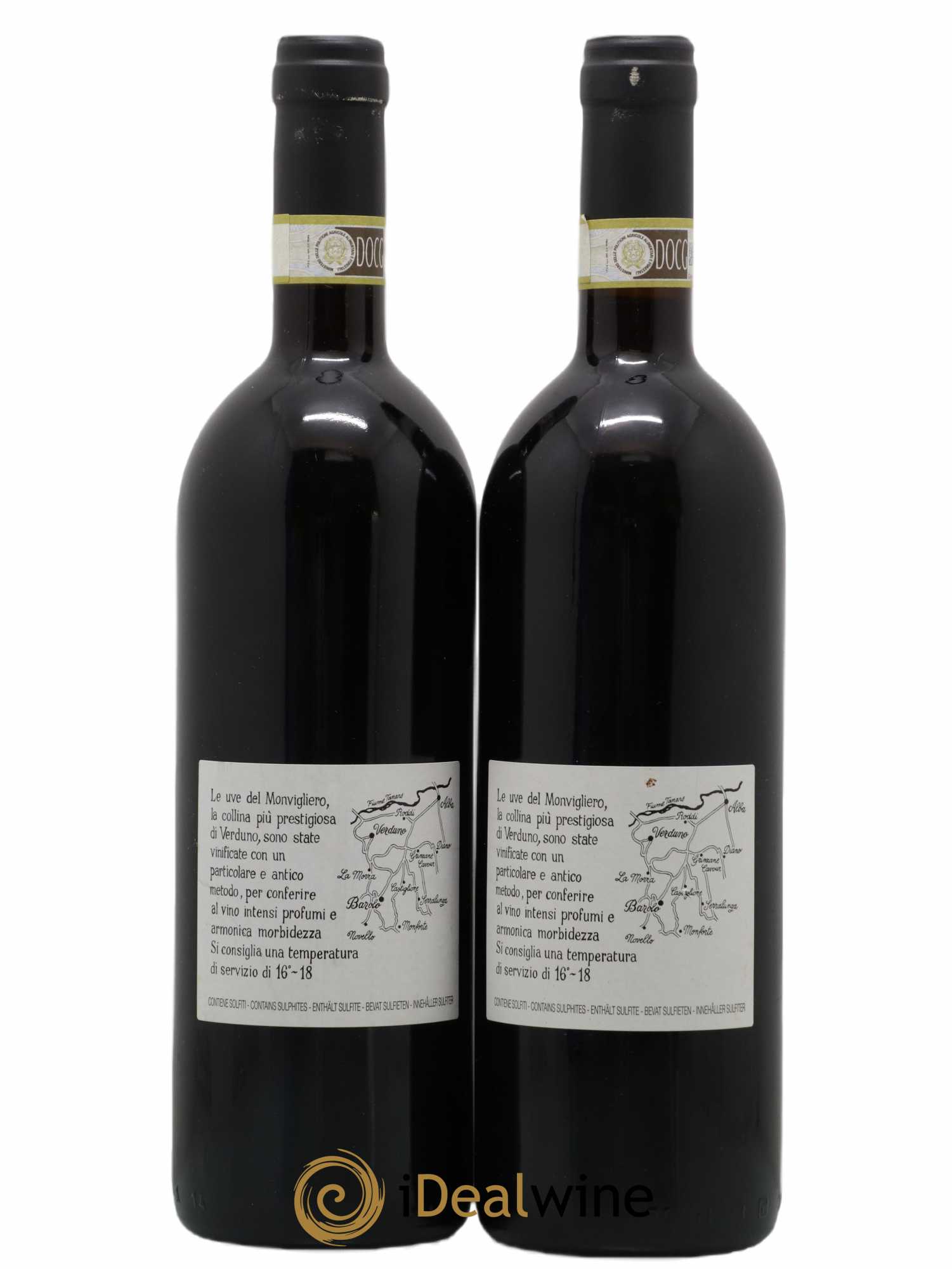 Barolo DOCG Monvigliero Comm. Giovan Battista Burlotto 2011 - Lot de 2 bouteilles - 1