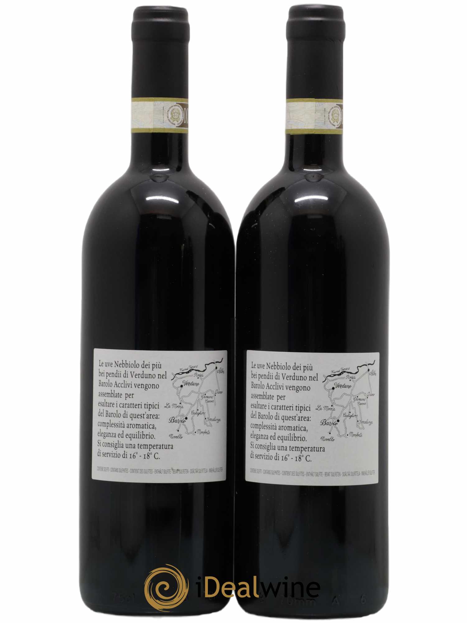 Barolo DOCG Acclivi Comm. Giovan Battista Burlotto 2015 - Lot de 2 bouteilles - 1