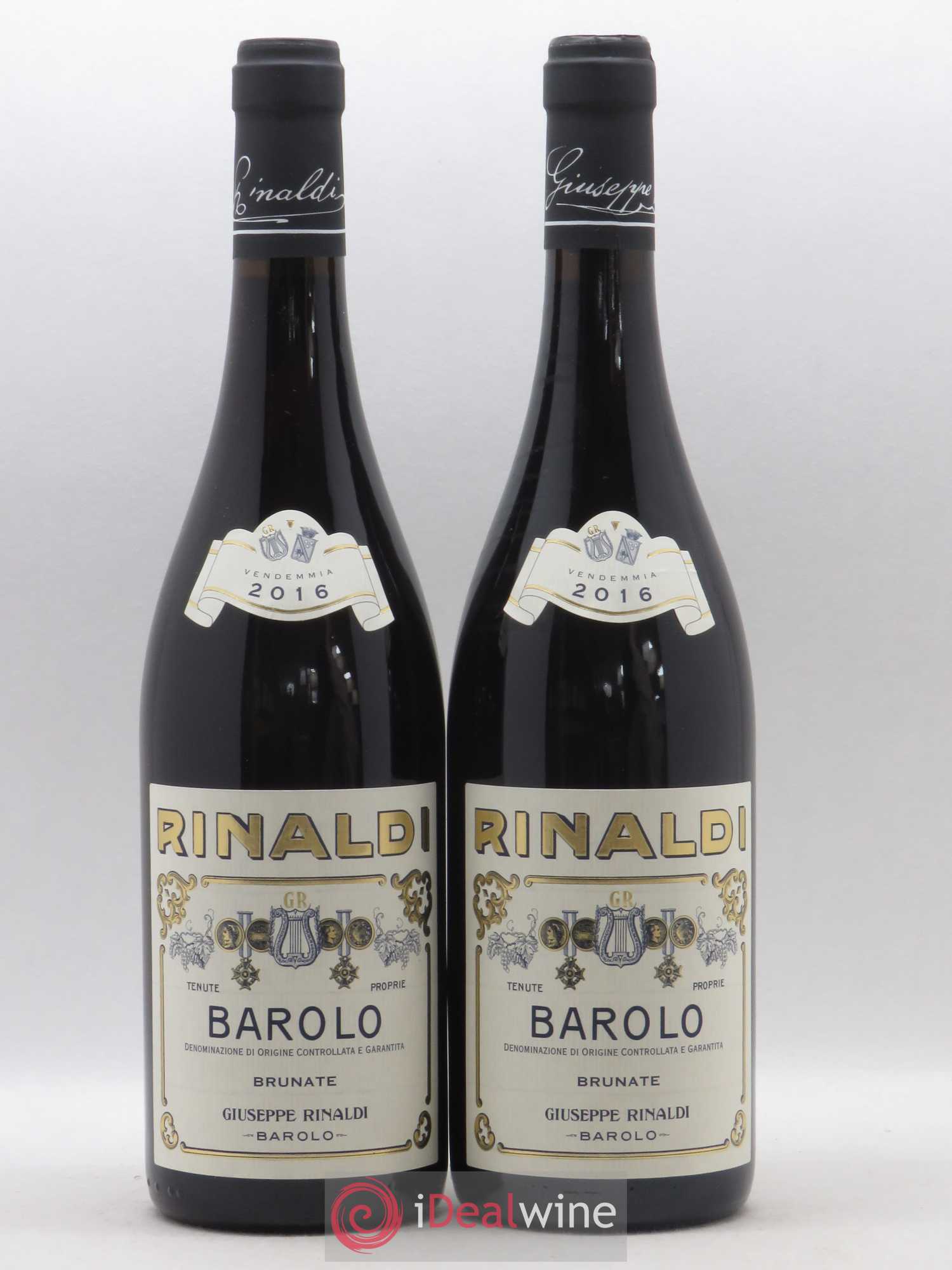 Barolo DOCG Brunate Giuseppe Rinaldi 2016 - Posten von 2 Flaschen - 0