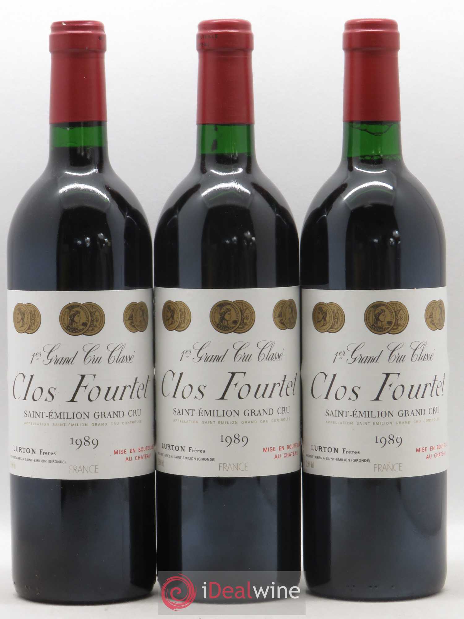 Clos Fourtet 1er Grand Cru Classé B 1989 - Lot de 12 bouteilles - 4