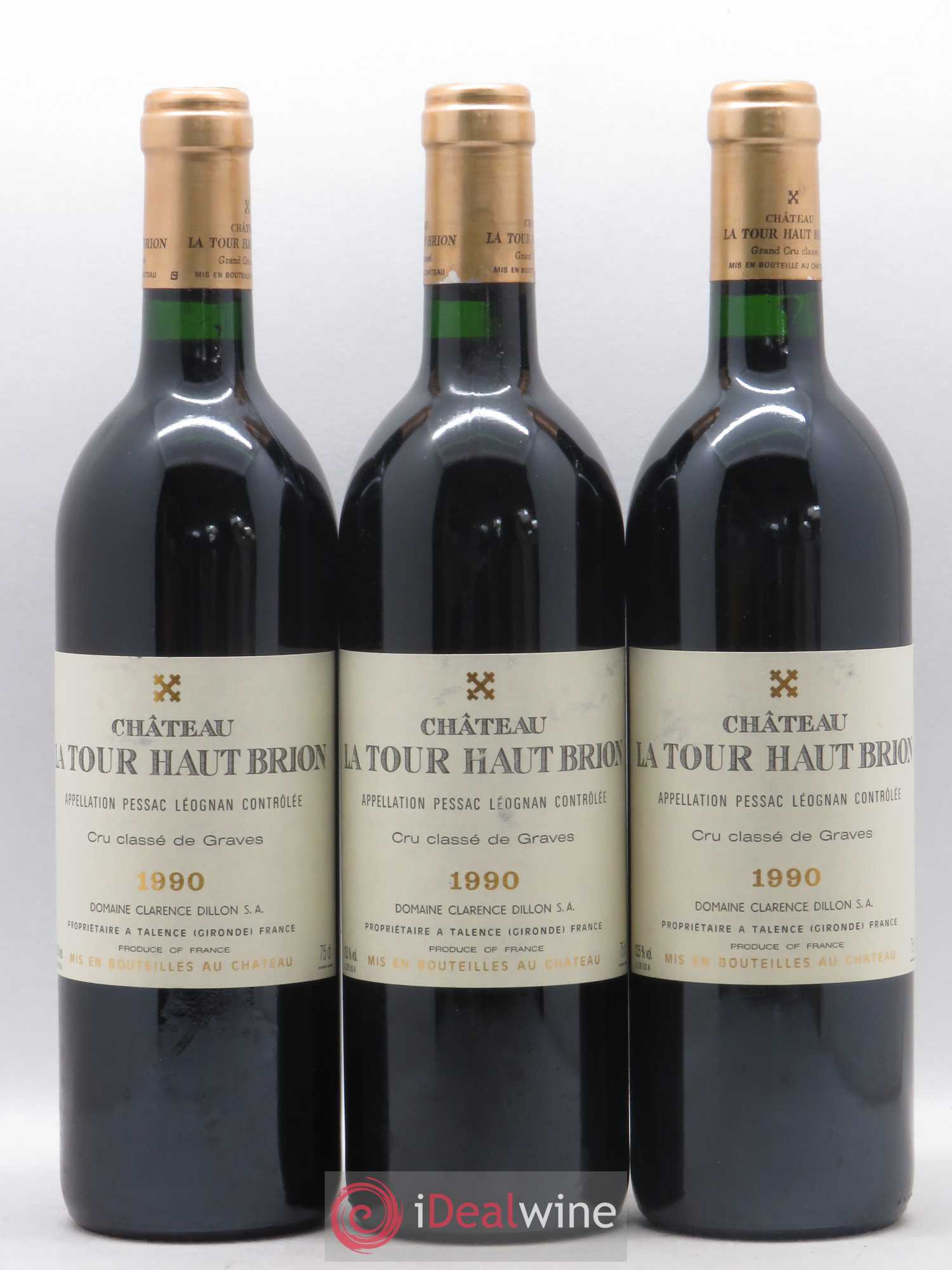 Château la Tour Haut-Brion Cru Classé de Graves 1990 - Posten von 12 Flaschen - 1