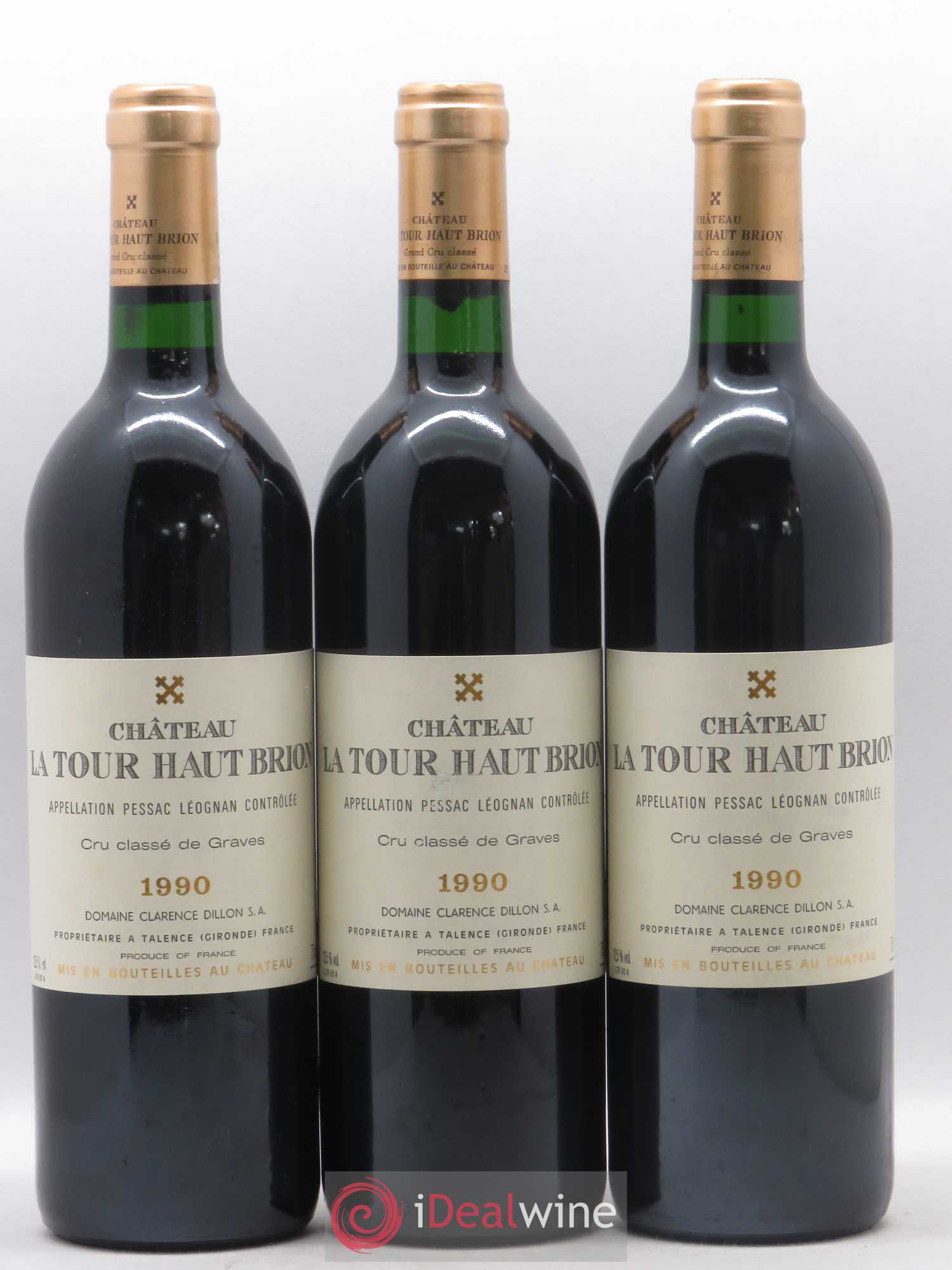 Château la Tour Haut-Brion Cru Classé de Graves 1990 - Posten von 12 Flaschen - 2