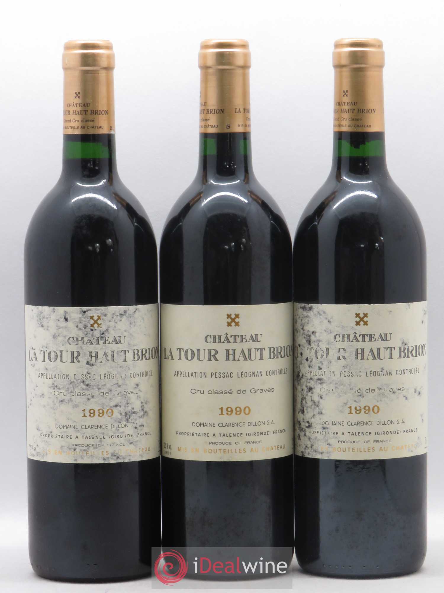 Château la Tour Haut-Brion Cru Classé de Graves 1990 - Posten von 12 Flaschen - 3