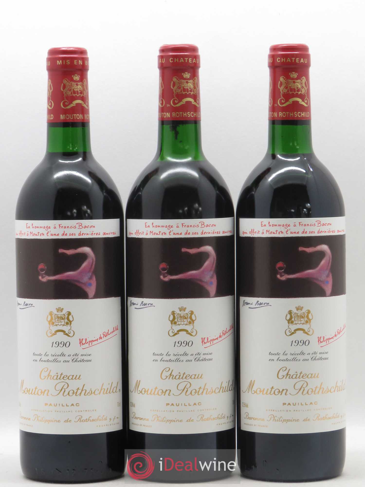 Château Mouton Rothschild 1er Grand Cru Classé 1990 - Lot de 12 bouteilles - 5