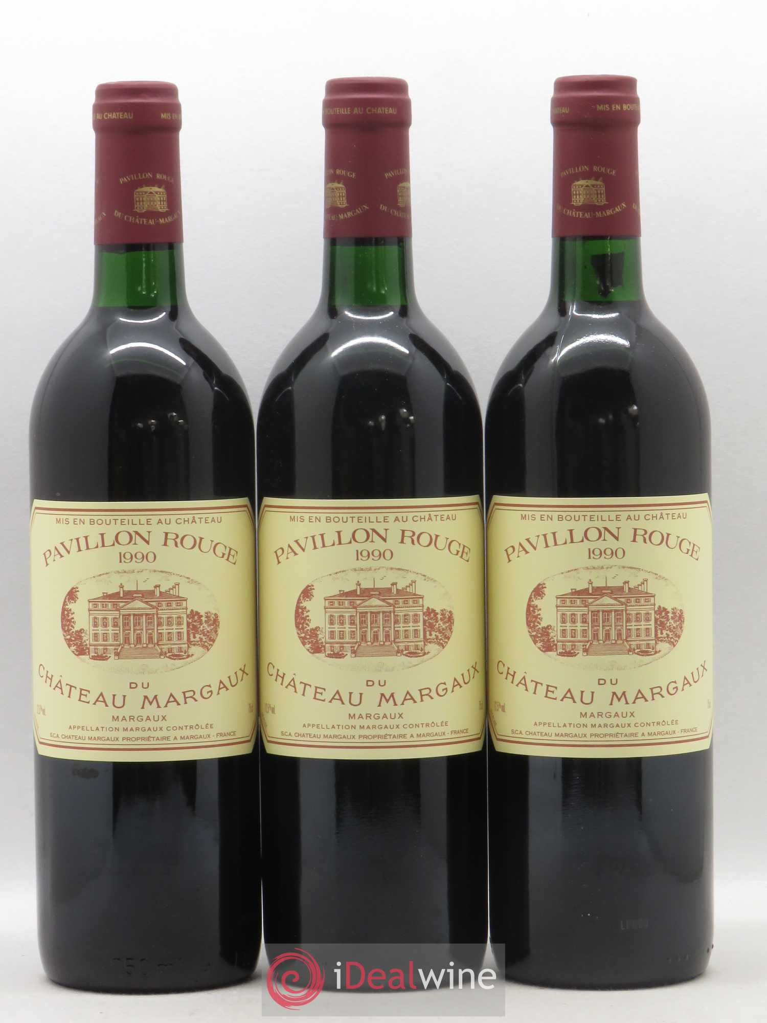 Pavillon Rouge du Château Margaux Second Vin 1990 - Lot de 12 bouteilles - 1