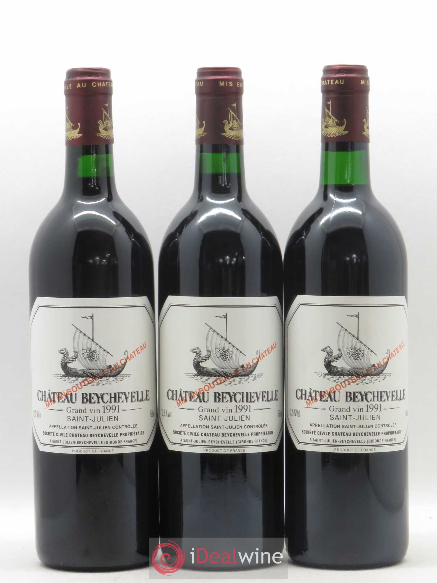Château Beychevelle 4ème Grand Cru Classé 1991 - Lot de 12 bouteilles - 2