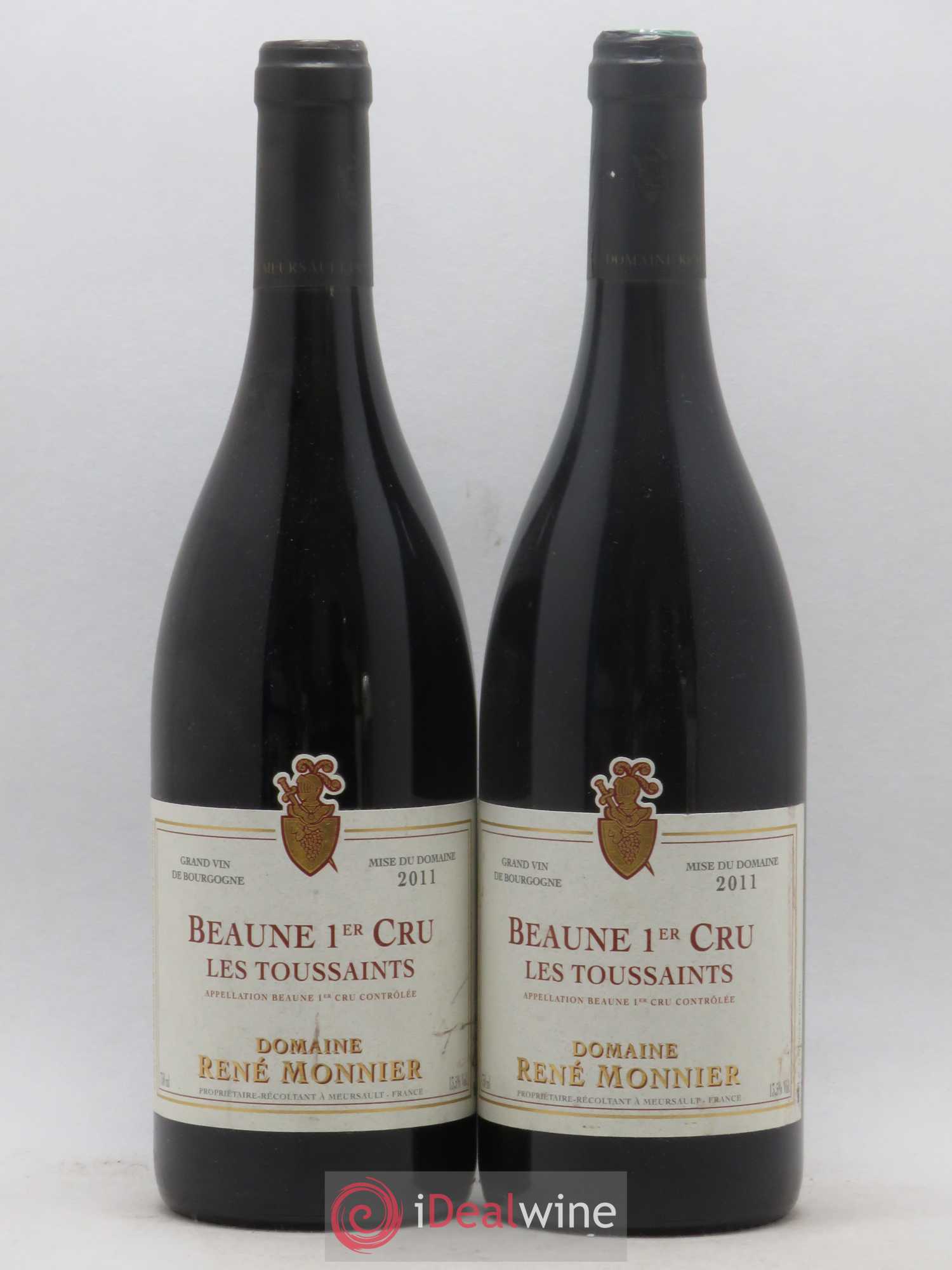 Beaune 1er Cru Les Toussaints Domaine René Monnier 2011 - Posten von 2 Flaschen - 0