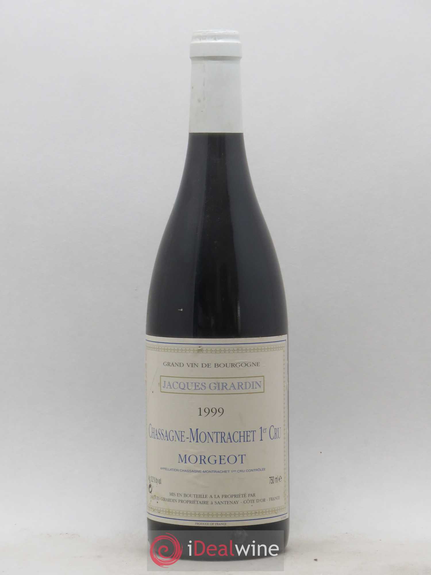 Chassagne-Montrachet 1er Cru Morgeot Girardin 1999 - Posten von 1 Flasche - 0