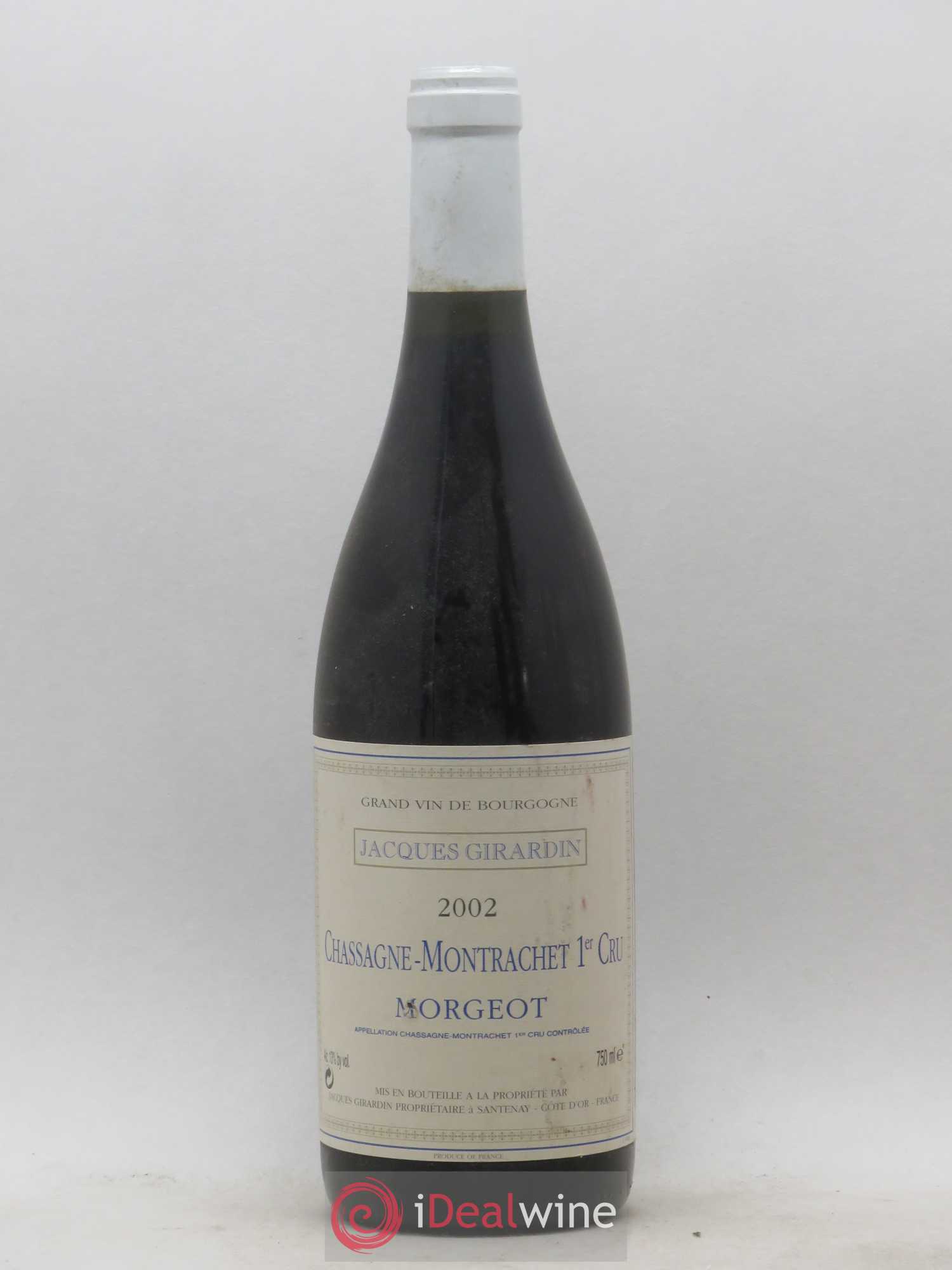 Chassagne-Montrachet 1er Cru Morgeot Girardin 2002 - Posten von 1 Flasche - 0