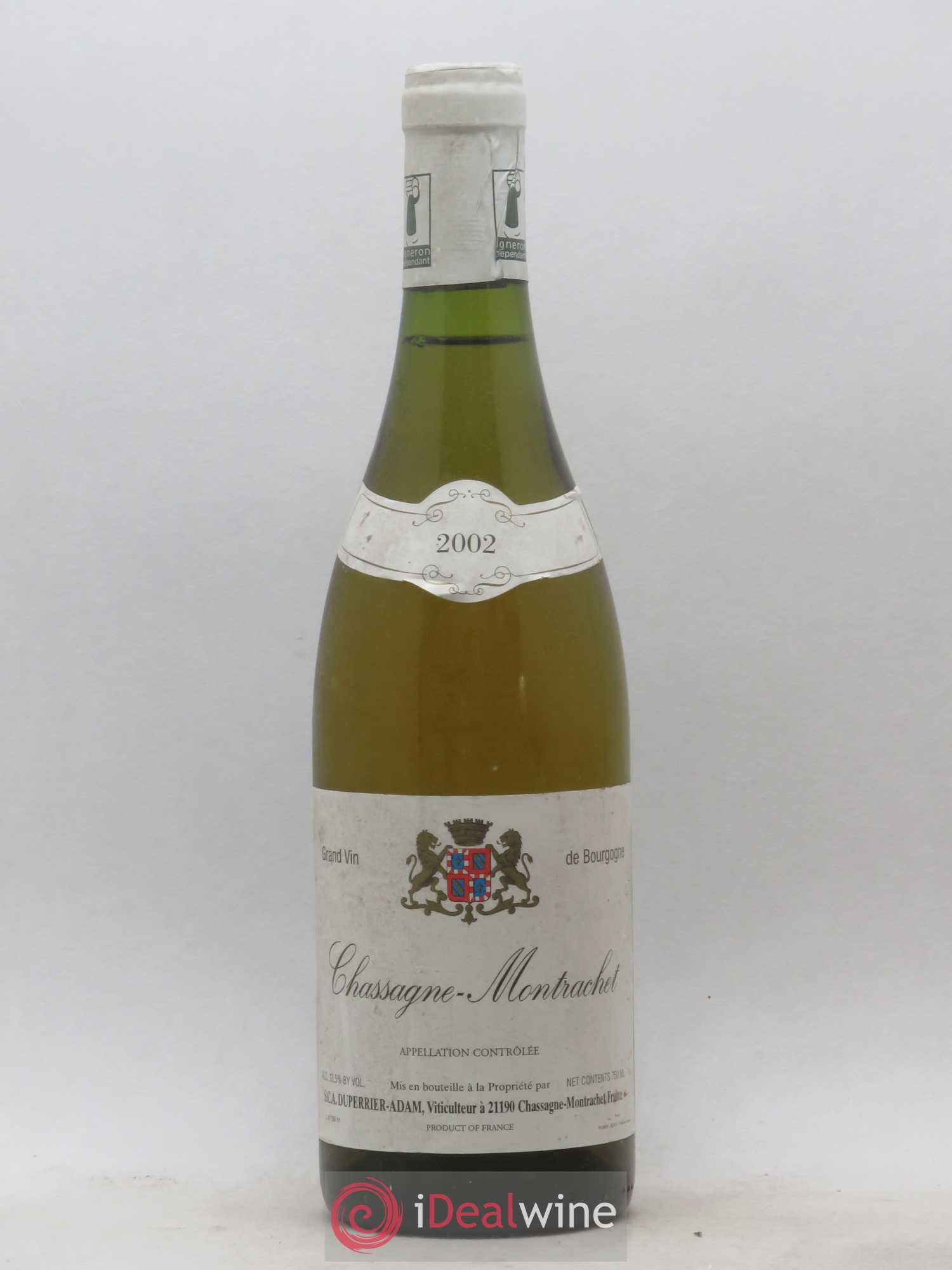 Chassagne-Montrachet Duperrier Adam 2002 - Posten von 1 Flasche - 0