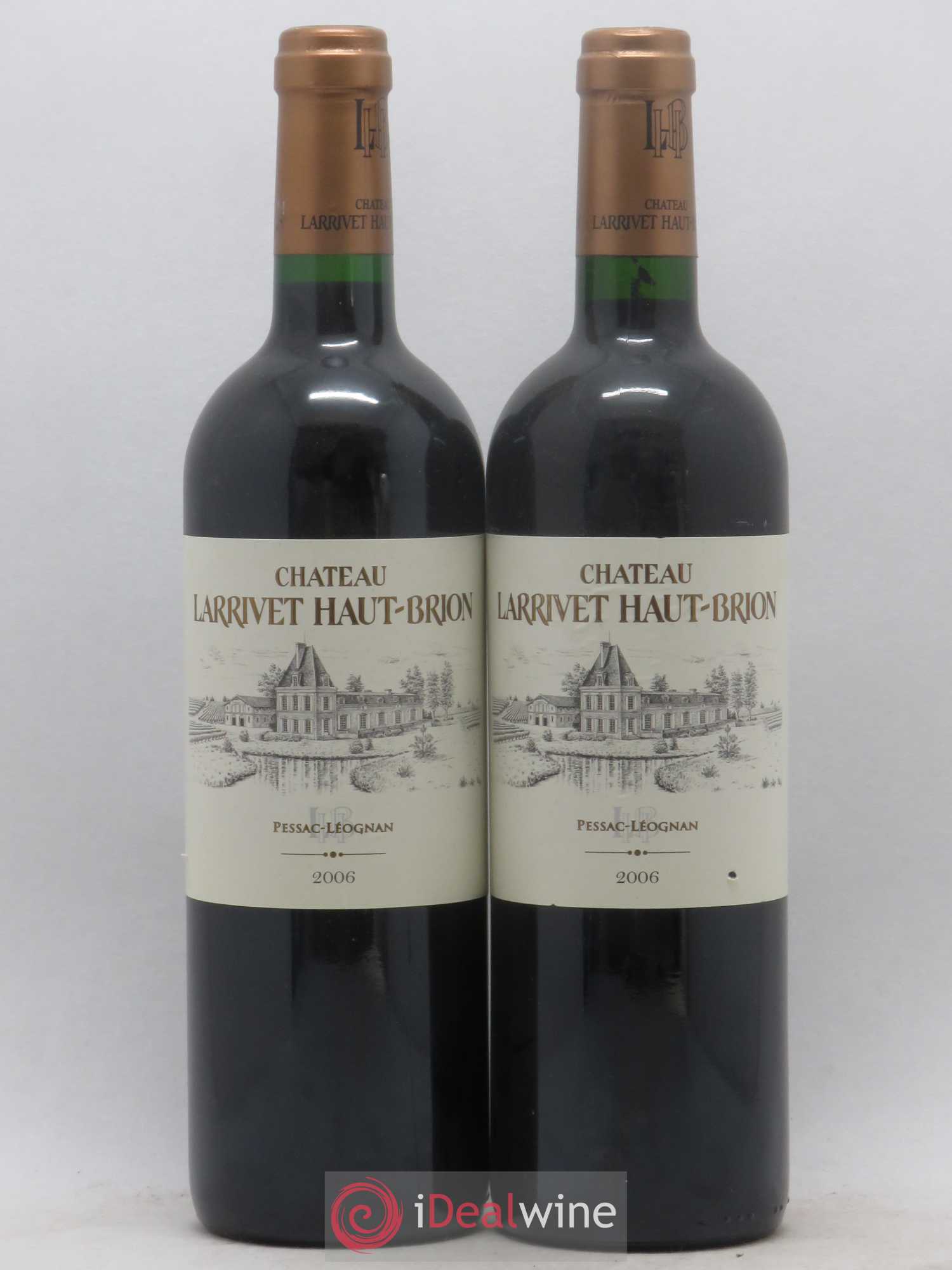 Château Larrivet Haut-Brion 2006 - Lot de 2 bouteilles - 0