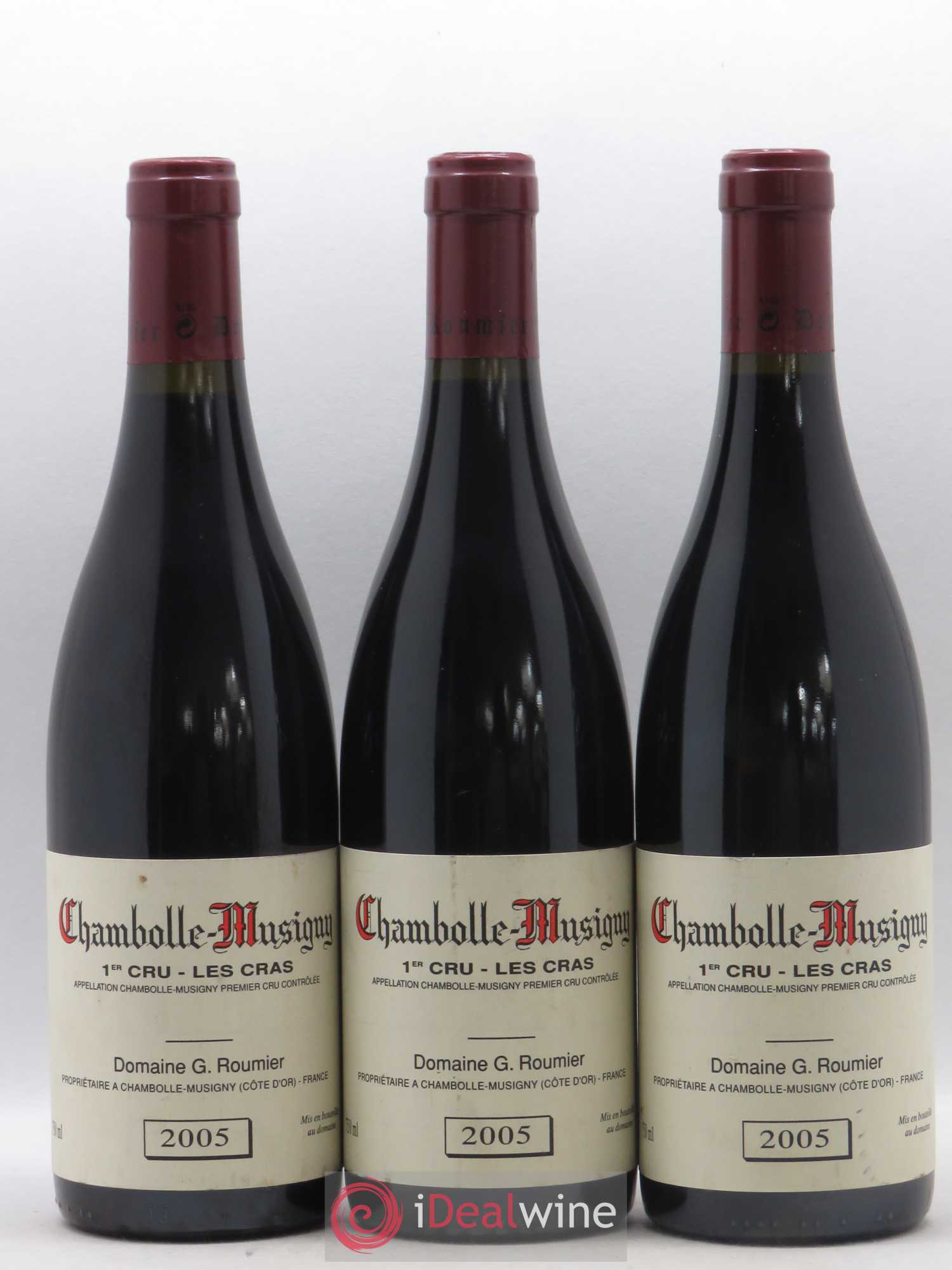 Chambolle-Musigny 1er Cru Les Cras Georges Roumier (Domaine) 2005 - Lot de 3 bouteilles - 0