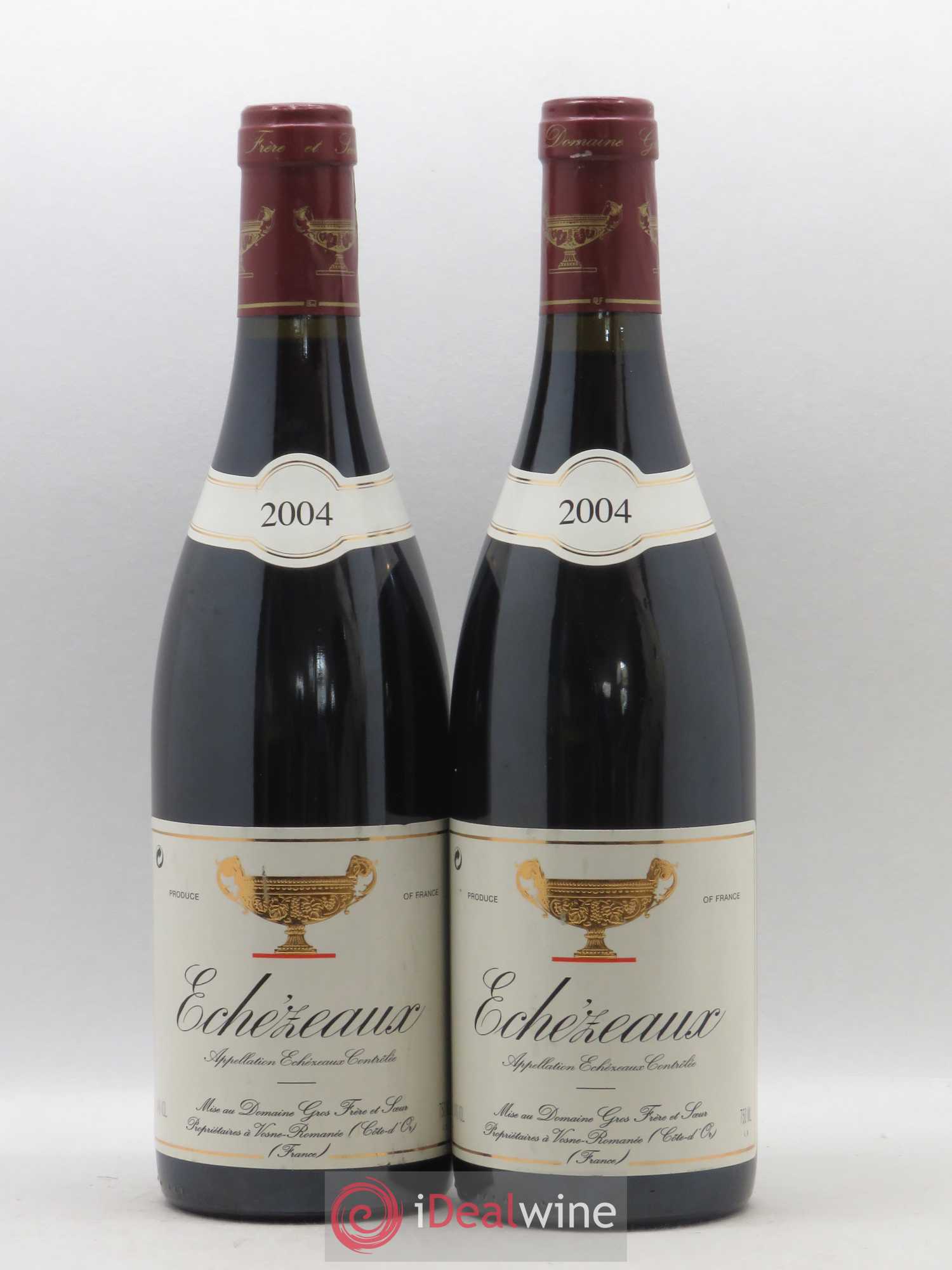 Echezeaux Grand Cru Gros Frère & Soeur 2004 - Lot de 2 bouteilles - 0