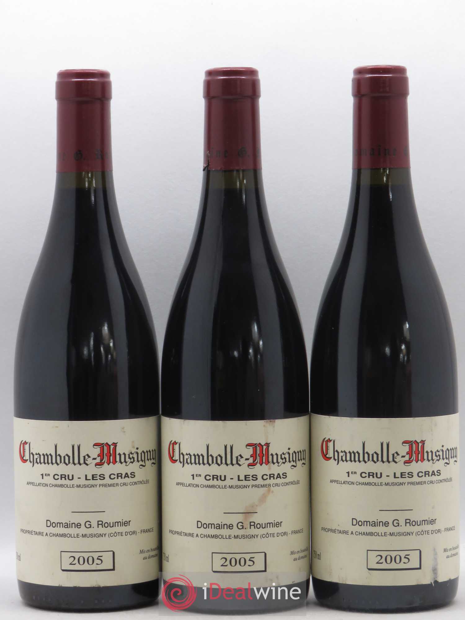 Chambolle-Musigny 1er Cru Les Cras Georges Roumier (Domaine) 2005 - Lot de 3 bouteilles - 0