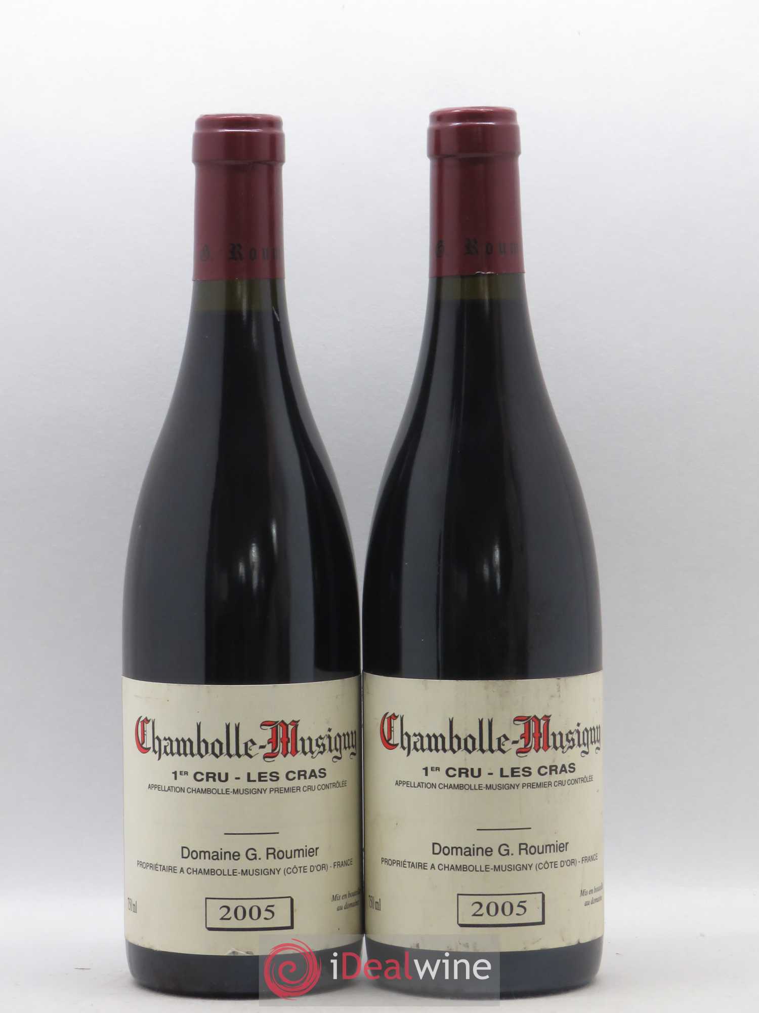 Chambolle-Musigny 1er Cru Les Cras Georges Roumier (Domaine) 2005 - Lot de 2 bouteilles - 0