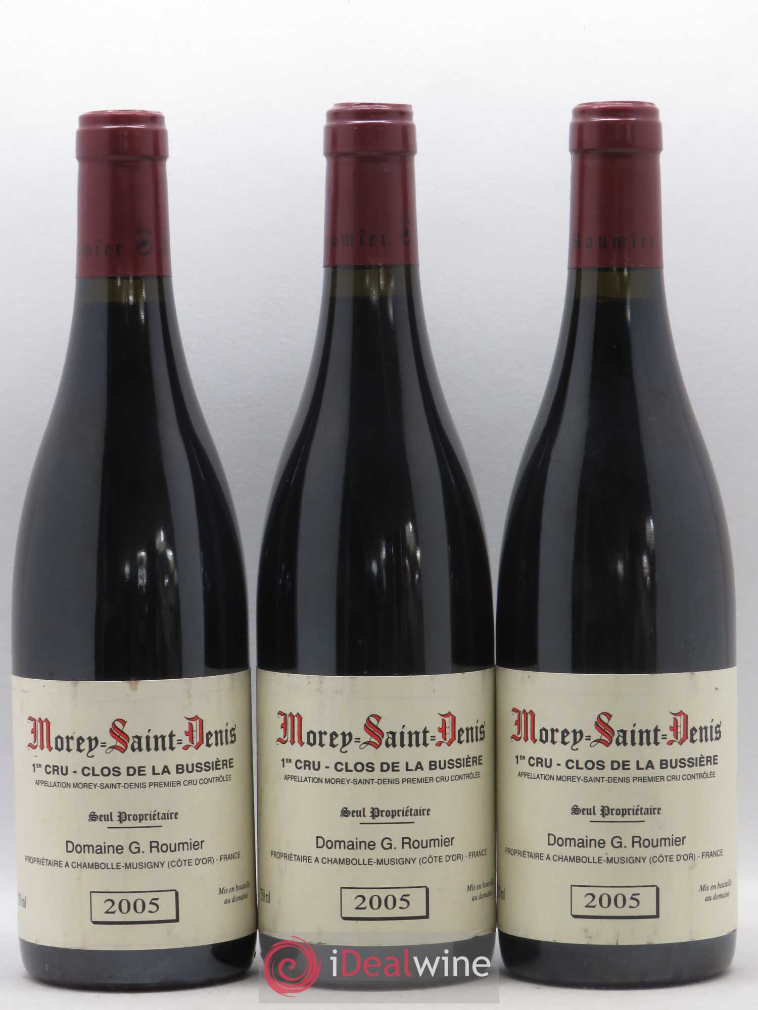 Morey-Saint-Denis 1er Cru Clos de la Bussière Georges Roumier (Domaine) 2005 - Lot de 3 bouteilles - 0