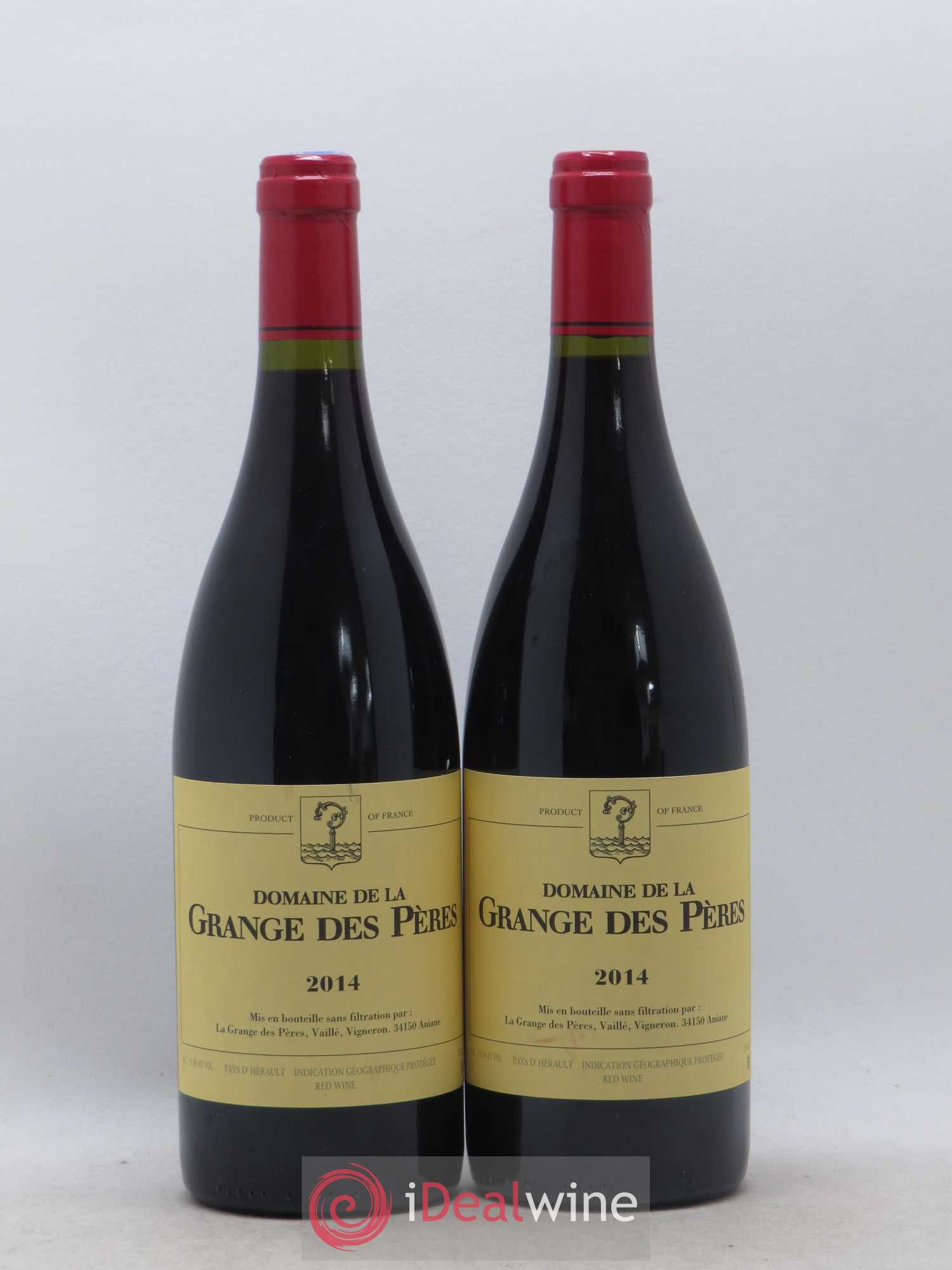 Pays d'Hérault Grange des Pères Laurent Vaillé 2014 - Lot de 2 bouteilles - 0