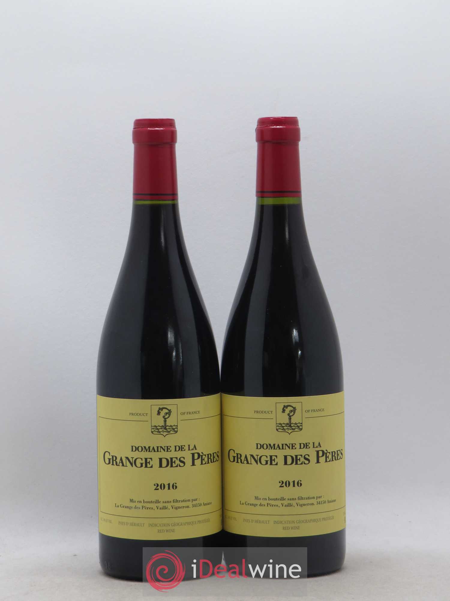 Pays d'Hérault Grange des Pères Laurent Vaillé 2016 - Lot de 2 bouteilles - 0