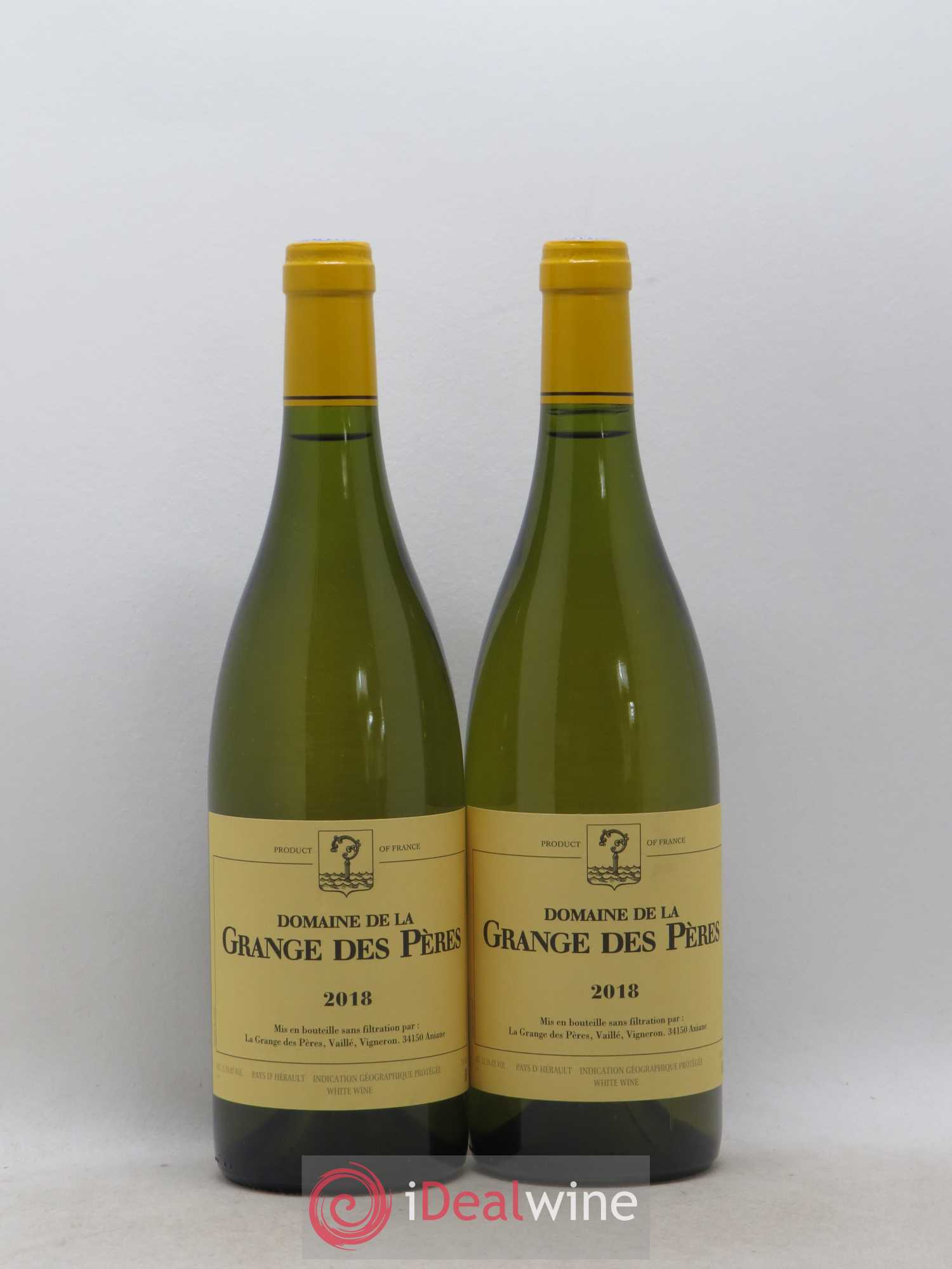 Pays d'Hérault Grange des Pères Laurent Vaillé 2018 - Lot de 2 bouteilles - 0
