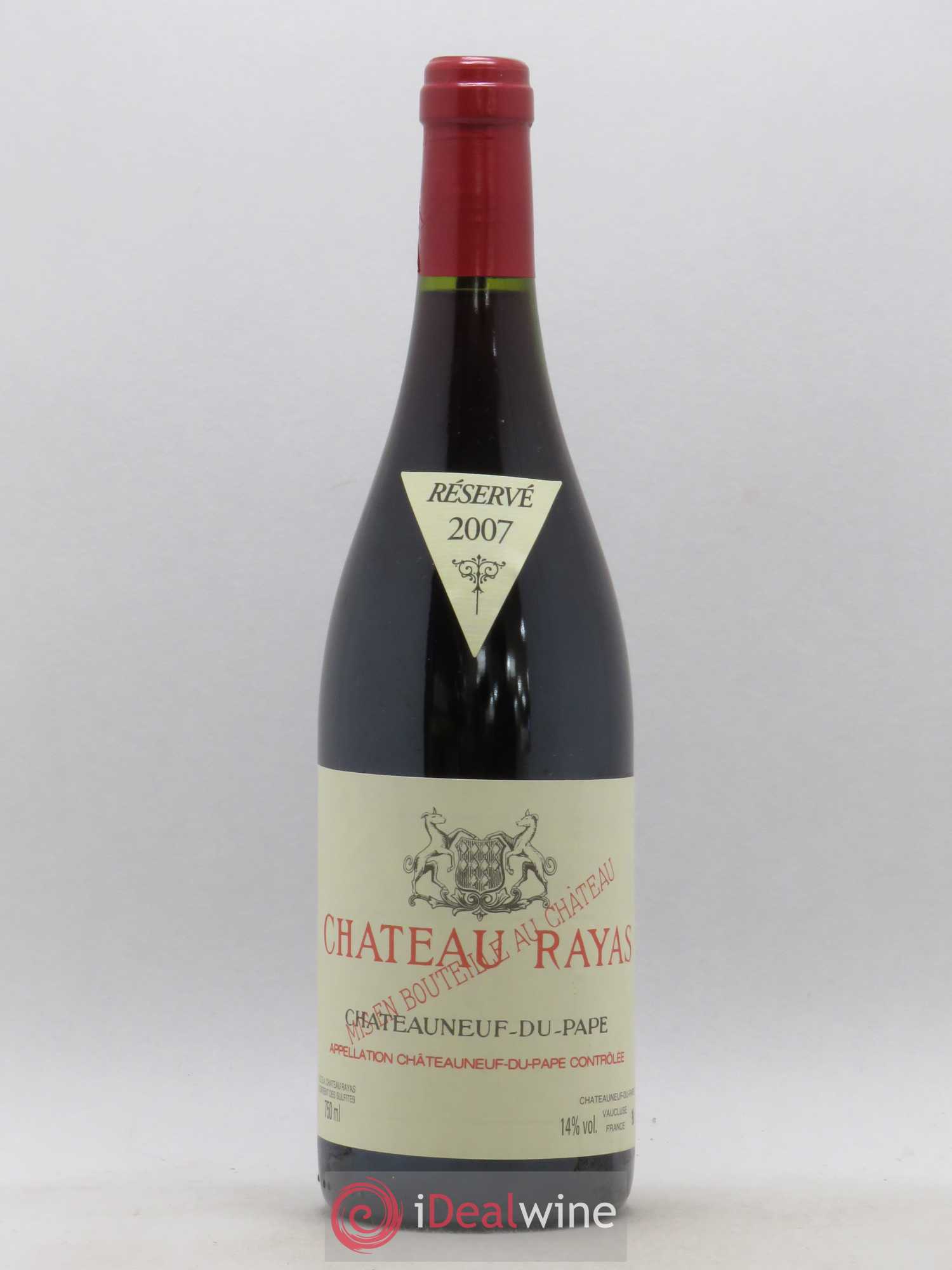 Châteauneuf-du-Pape Château Rayas Emmanuel Reynaud 2007 - Lot de 1 bouteille - 0