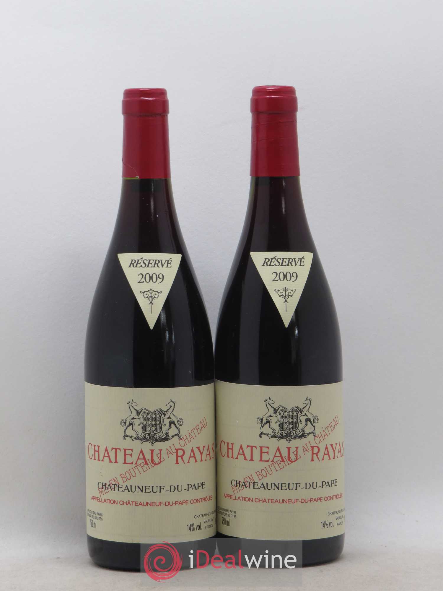 Châteauneuf-du-Pape Château Rayas Emmanuel Reynaud 2009 - Lot de 2 bouteilles - 0