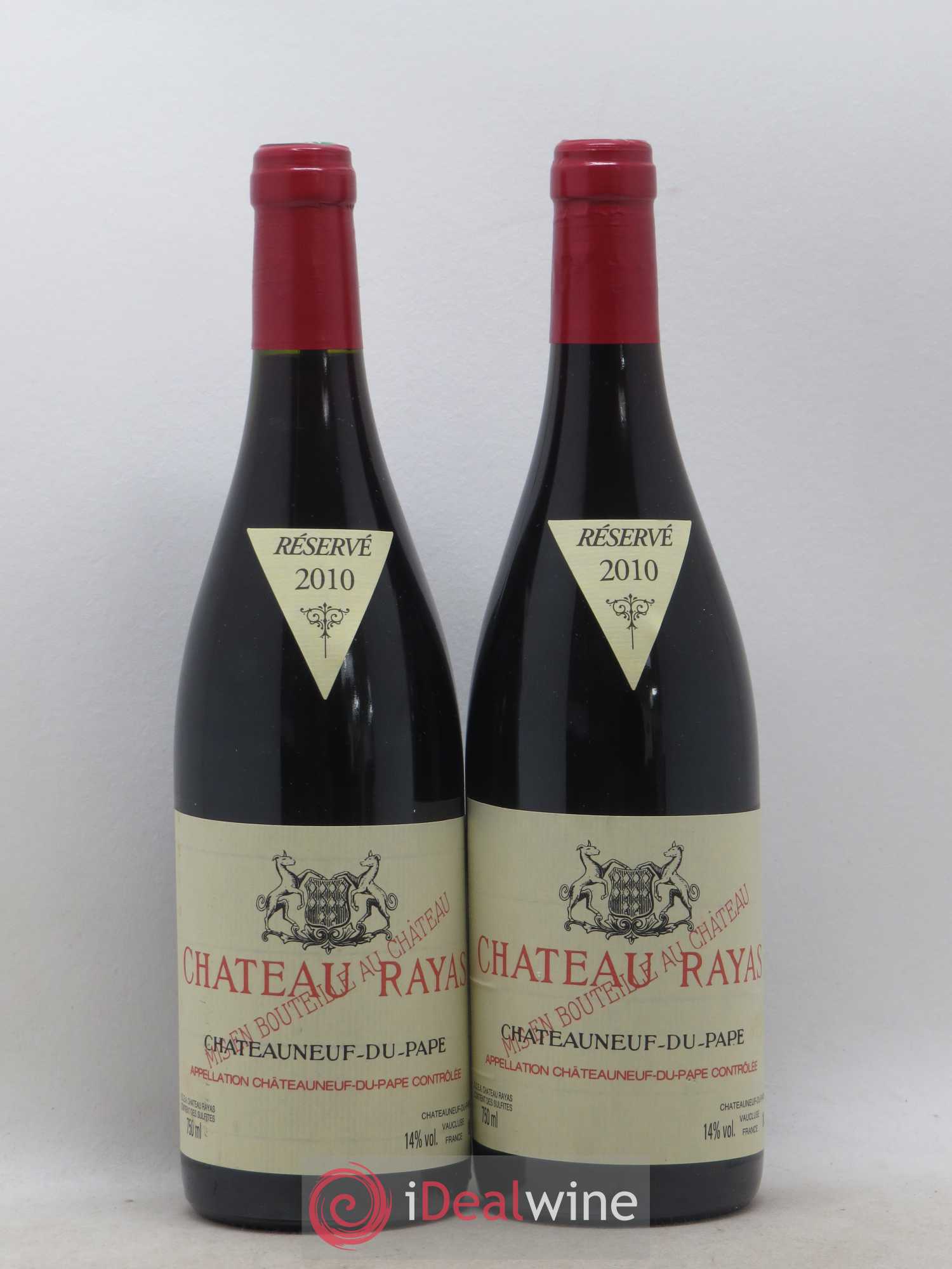 Châteauneuf-du-Pape Château Rayas Emmanuel Reynaud 2010 - Lot de 2 bouteilles - 0