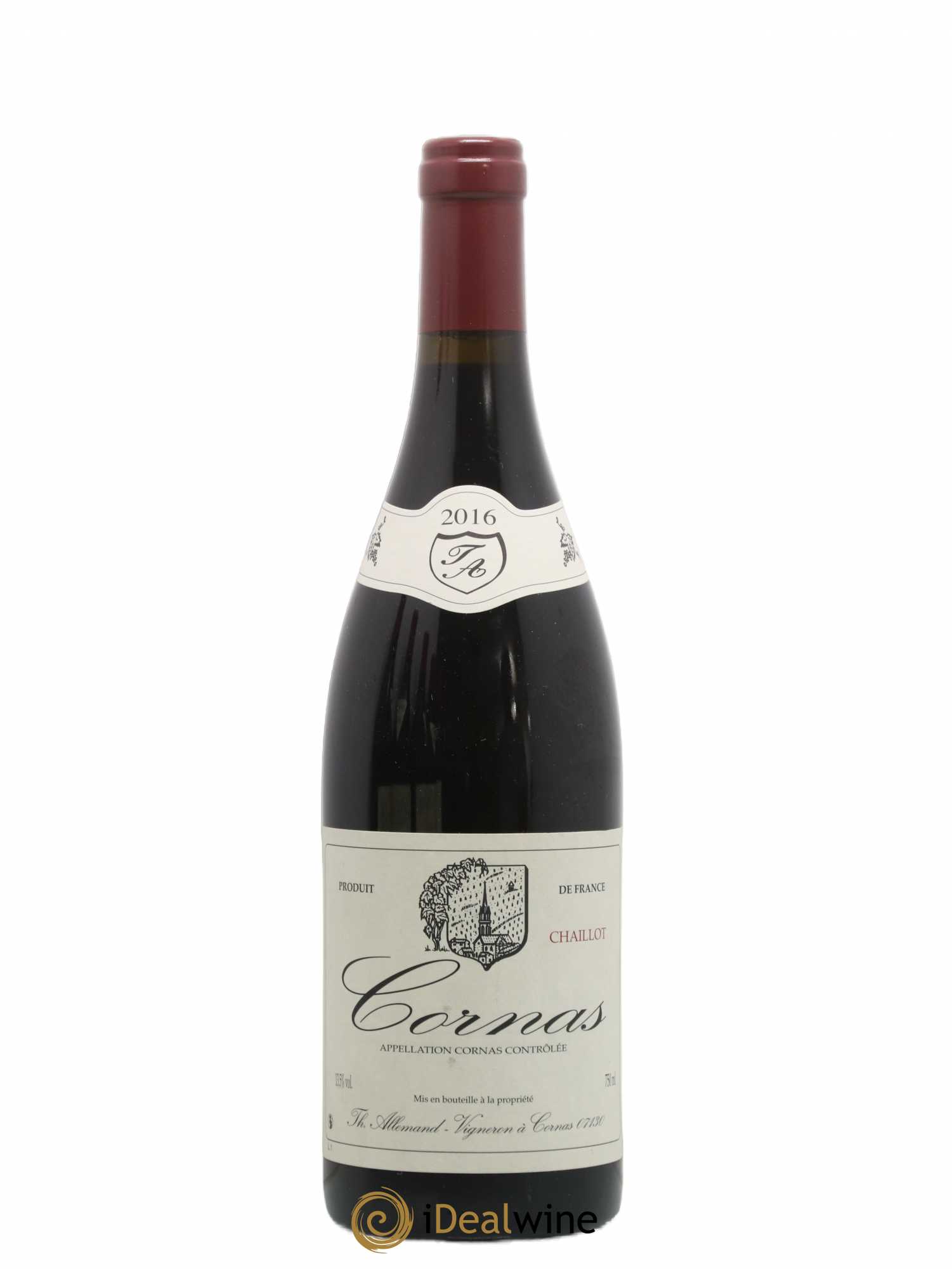 Cornas Chaillot Thierry Allemand 2016 - Lot de 1 bouteille - 0