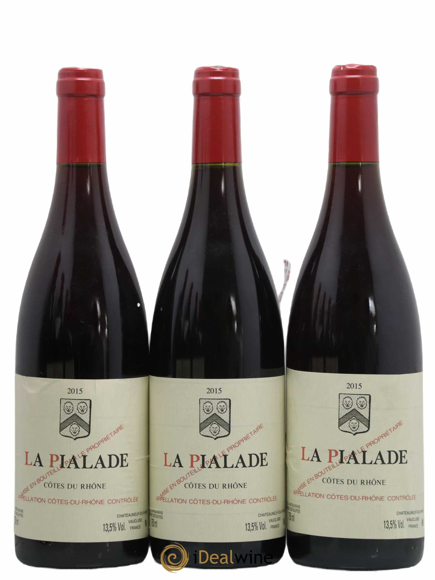 Côtes-du-Rhône La Pialade Emmanuel Reynaud 2015 - Lot de 3 bouteilles - 0