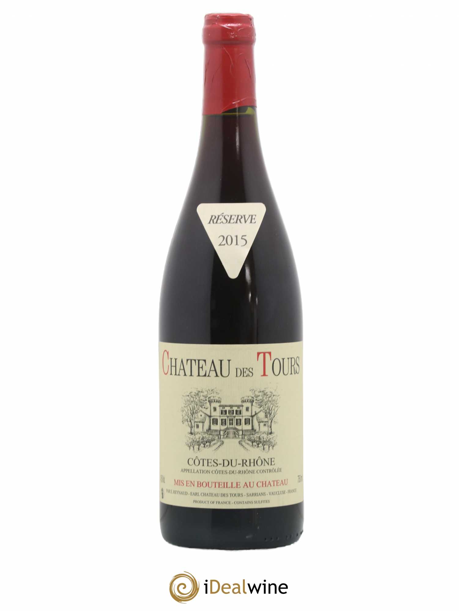 Côtes-du-Rhône Château des Tours Emmanuel Reynaud 2015 - Lot de 1 bouteille - 0