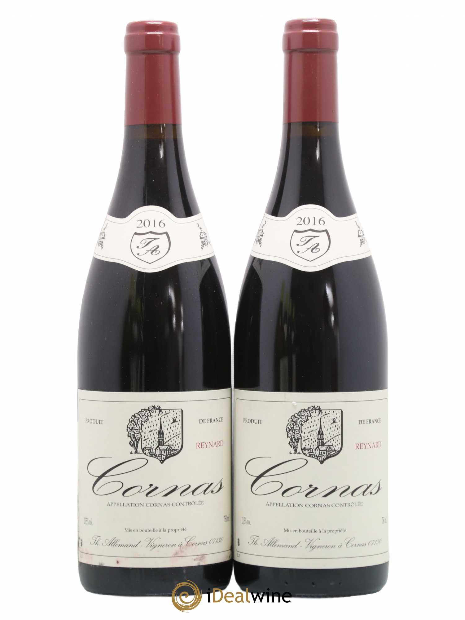 Cornas Reynard Thierry Allemand 2016 - Lot de 2 bouteilles - 0