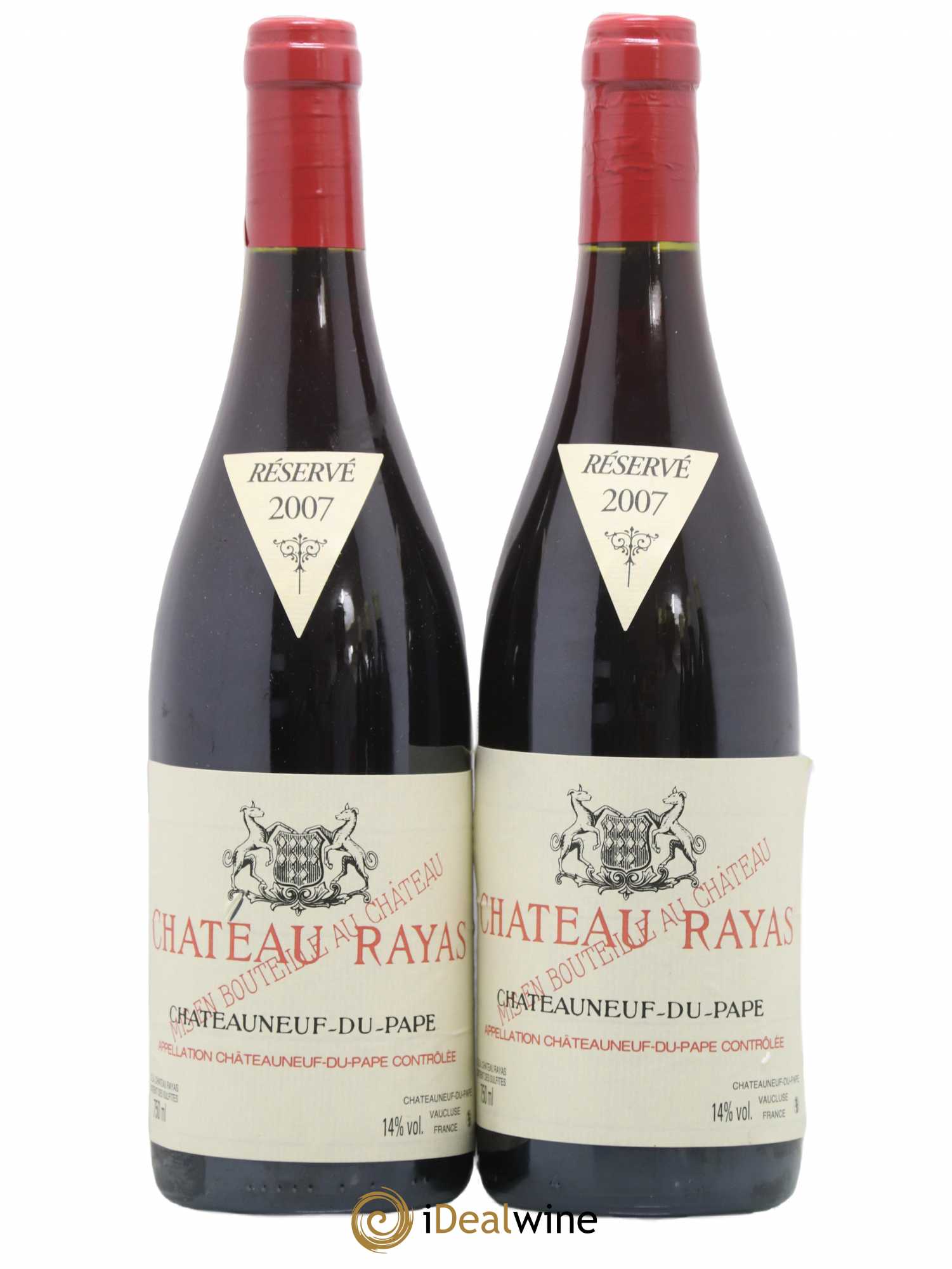 Châteauneuf-du-Pape Château Rayas Emmanuel Reynaud 2007 - Lot de 2 bouteilles - 0