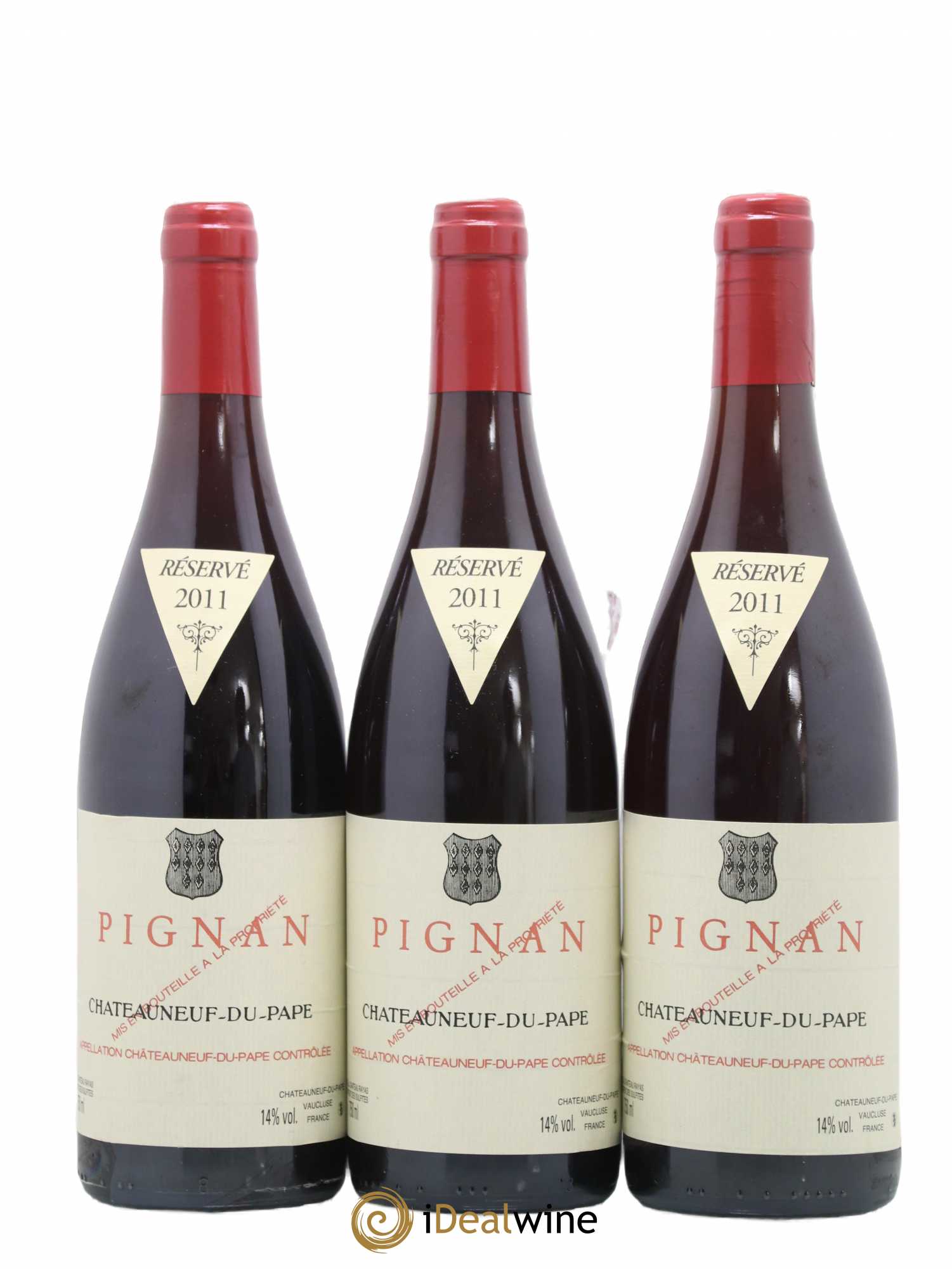 Châteauneuf-du-Pape Pignan Emmanuel Reynaud 2011 - Lot de 3 bouteilles - 0