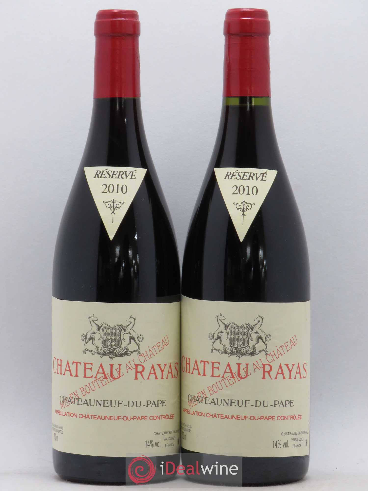 Châteauneuf-du-Pape Château Rayas Emmanuel Reynaud 2010 - Lot de 2 bouteilles - 0