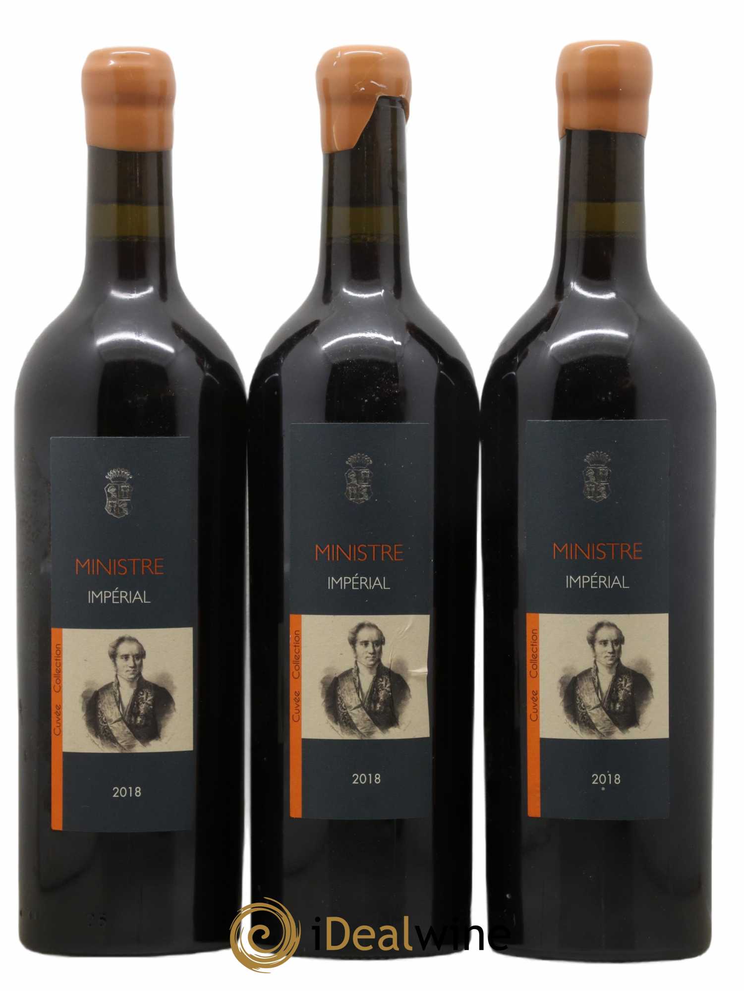 Vin de Corse Ministre Impérial Comte Abbatucci (Domaine) 2018 - Lot de 3 bouteilles - 0