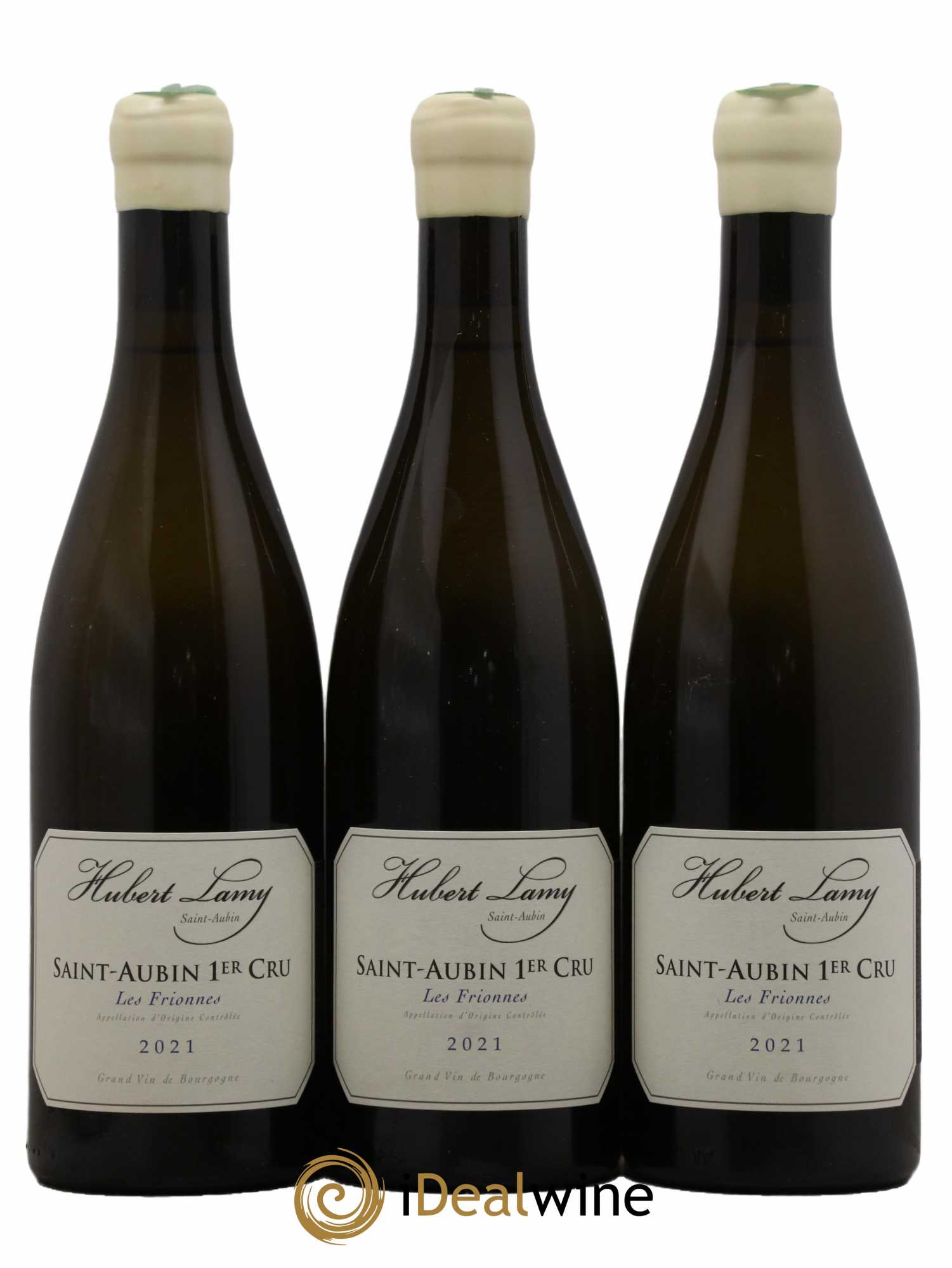 Saint-Aubin 1er Cru Les Frionnes Hubert Lamy 2021 - Lot de 3 bouteilles - 0