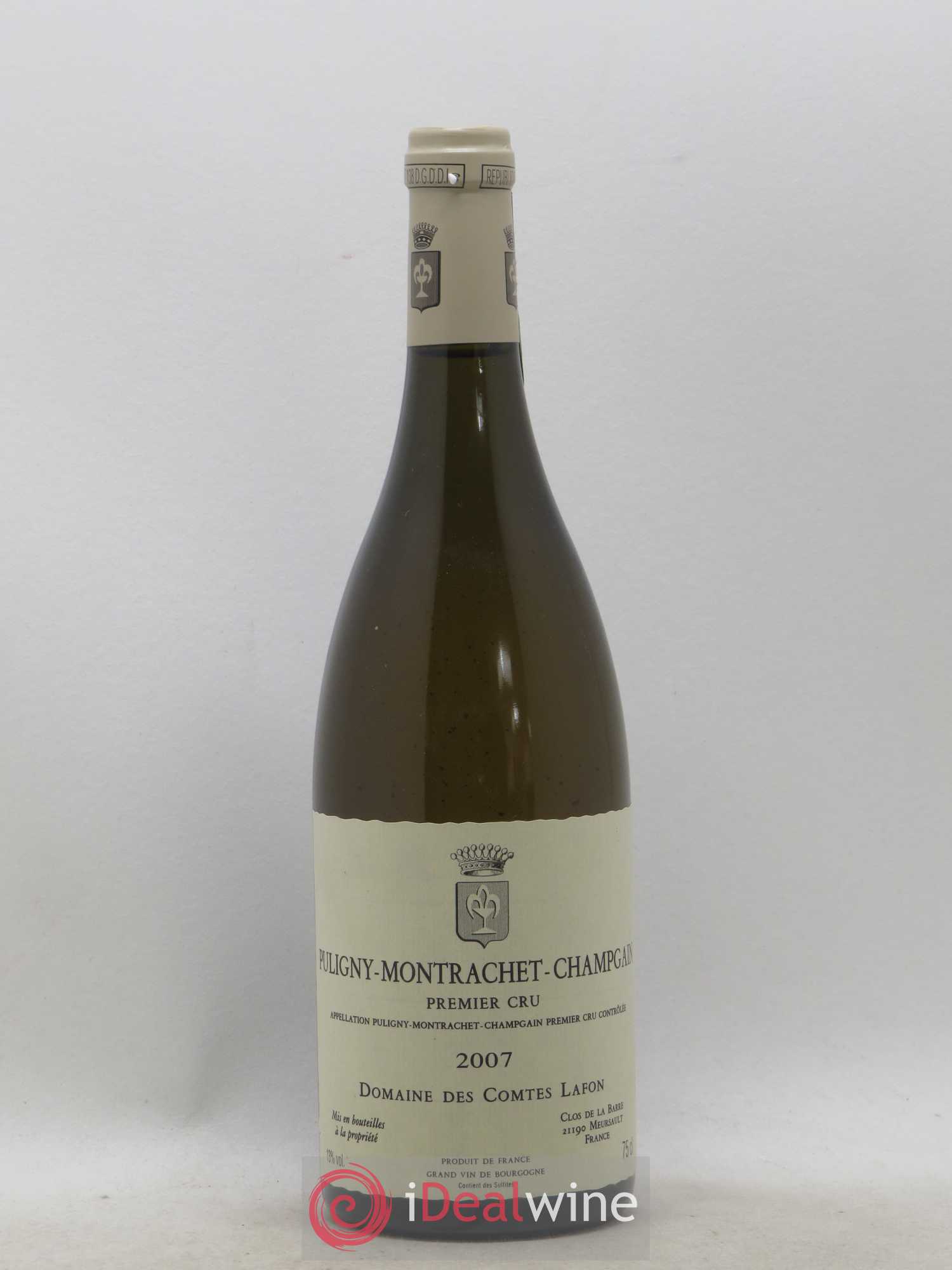 Puligny-Montrachet 1er Cru Champgain Comtes Lafon (Domaine des) 2007 - Lot de 1 bouteille - 0