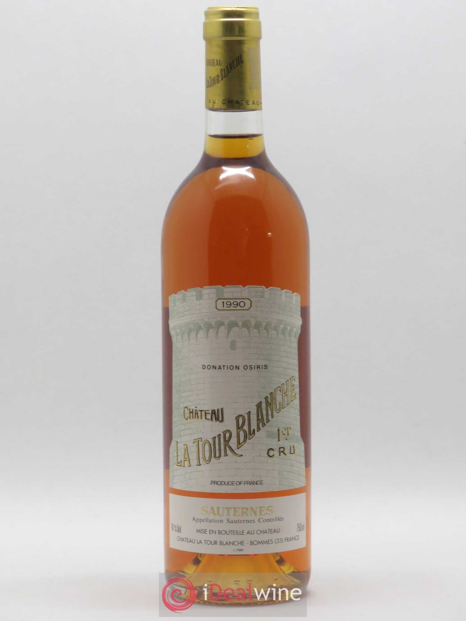 Château la Tour Blanche 1er Grand Cru Classé 1990 - Lotto di 1 bottiglia - 0