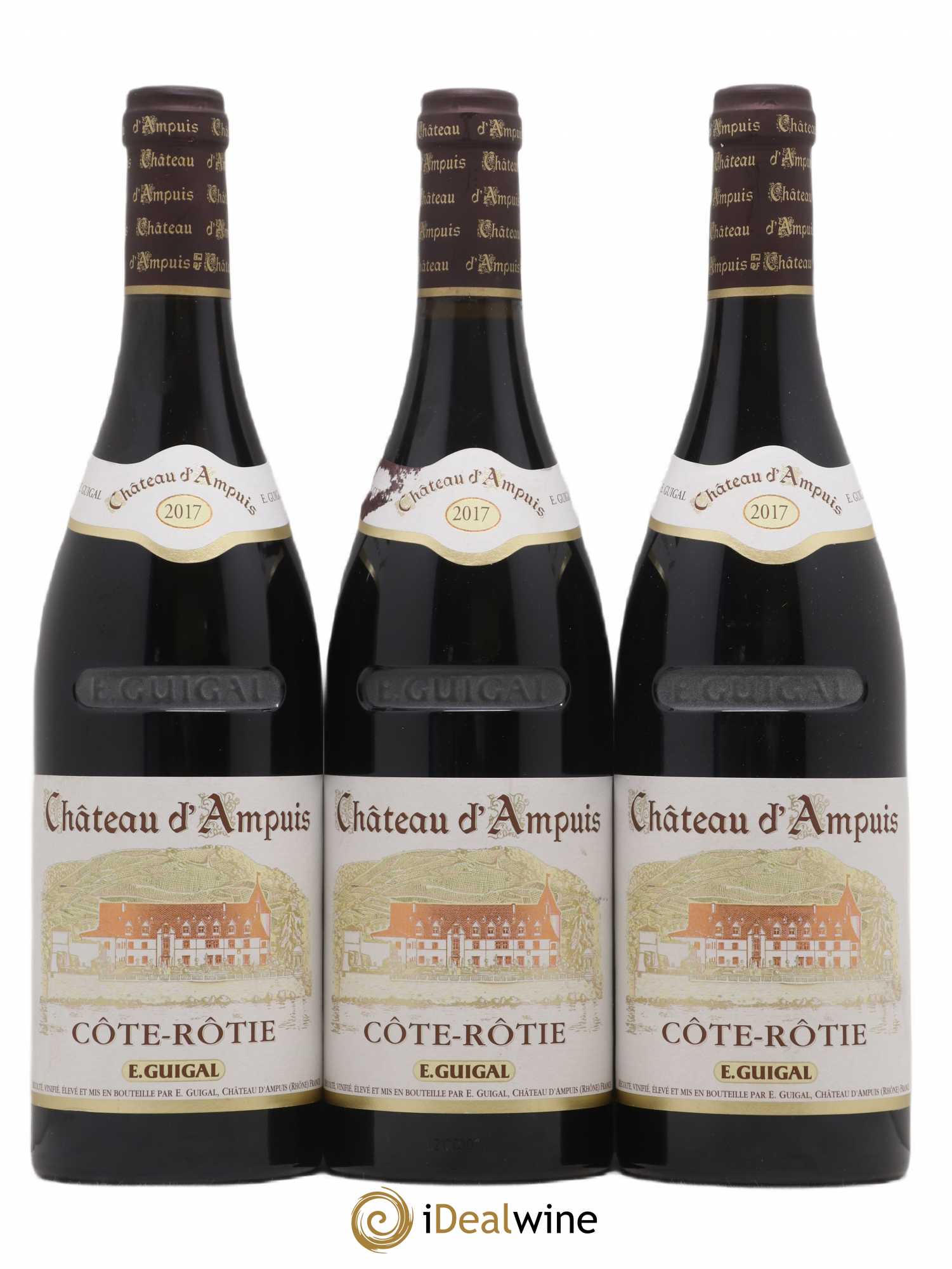 Côte-Rôtie Château d'Ampuis Guigal 2017 - Lot de 3 bouteilles - 0