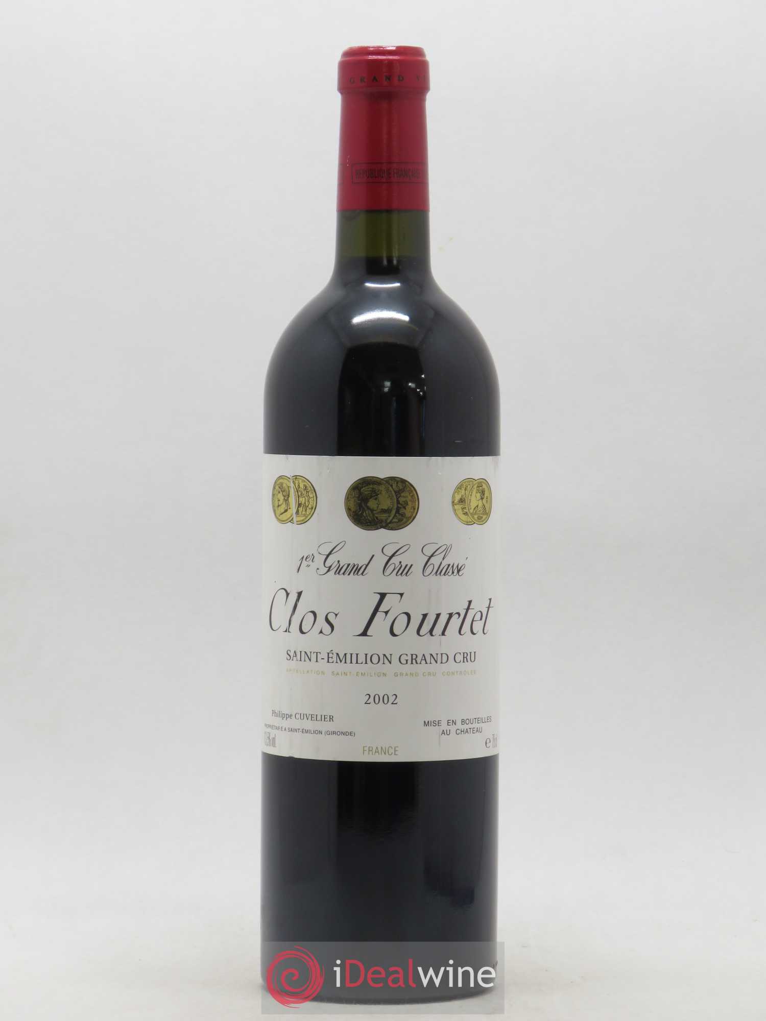 Clos Fourtet 1er Grand Cru Classé B 2002 - Lot de 1 bouteille - 0